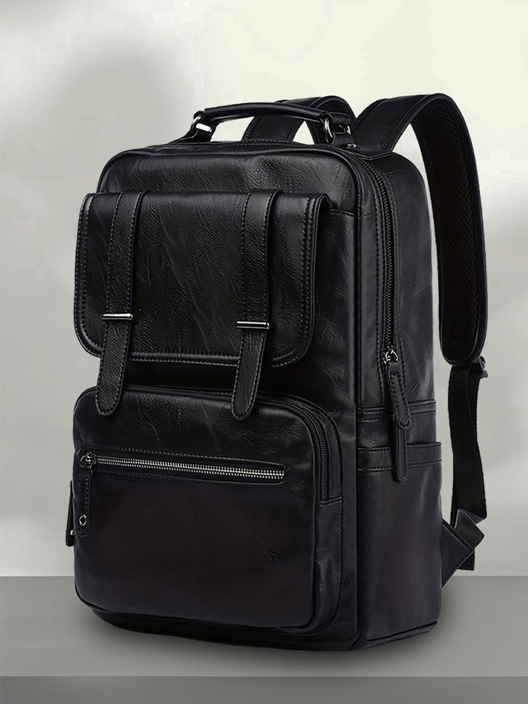 Buy FUR JADEN Unisex Vegan Leather Laptop Backpack - 20L