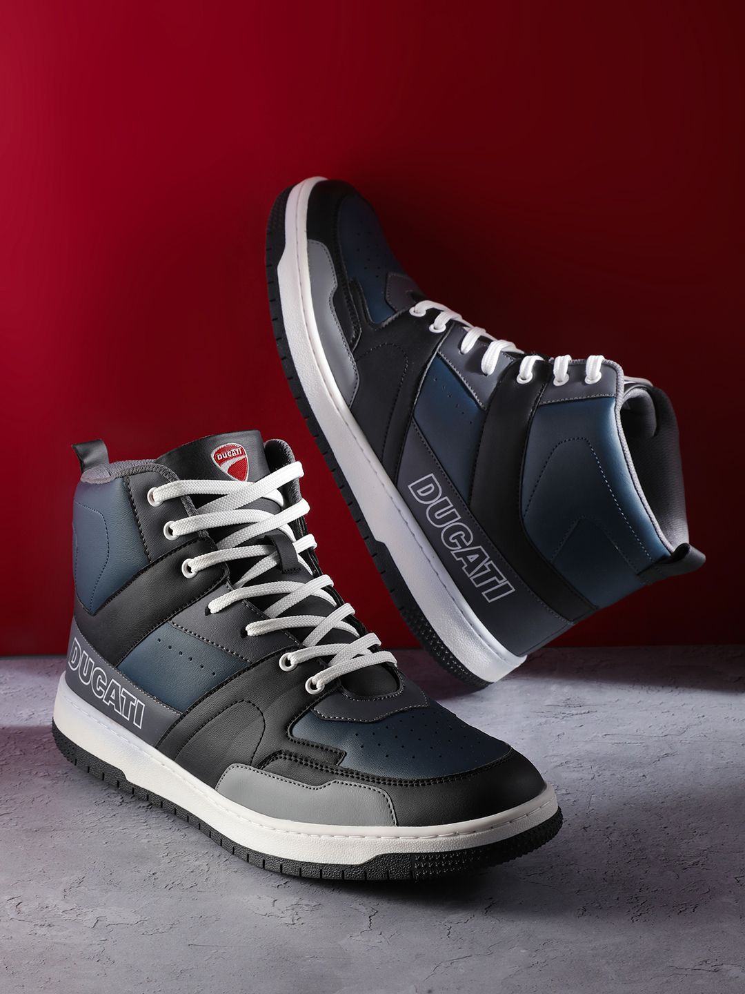 Buy Ducati Men Colourblocked Sneakers - Casual Shoes for Men