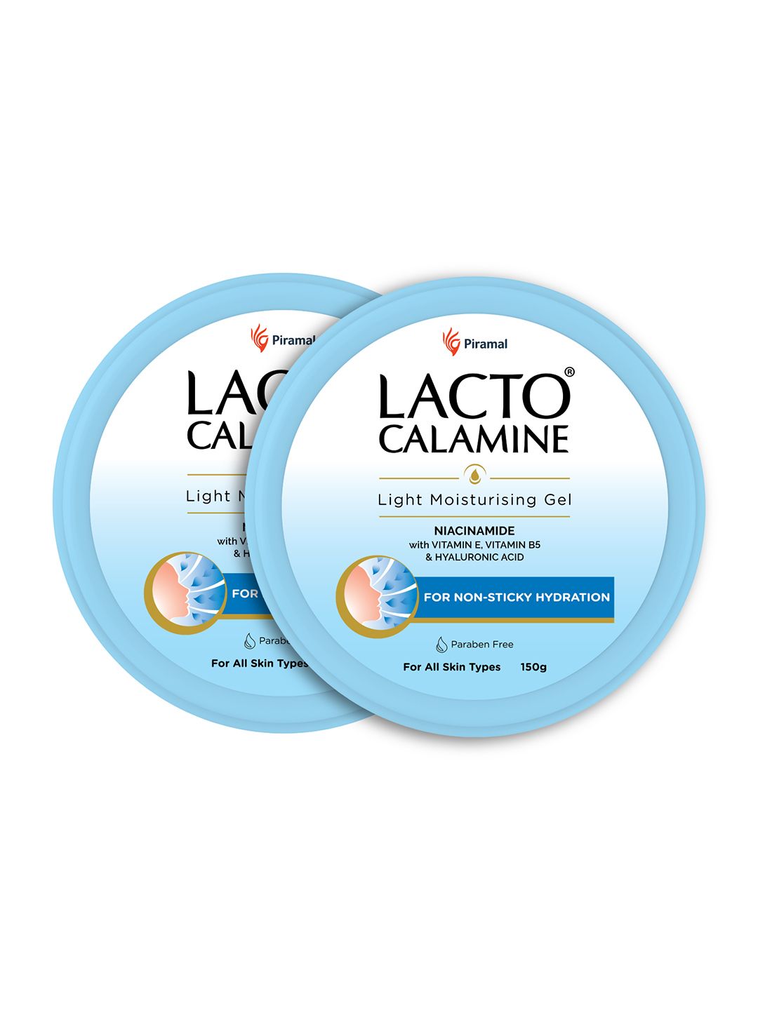 Lacto Calamine Set Of 2 Super Light Face Moisturizer For Oily Skin - 150g Each