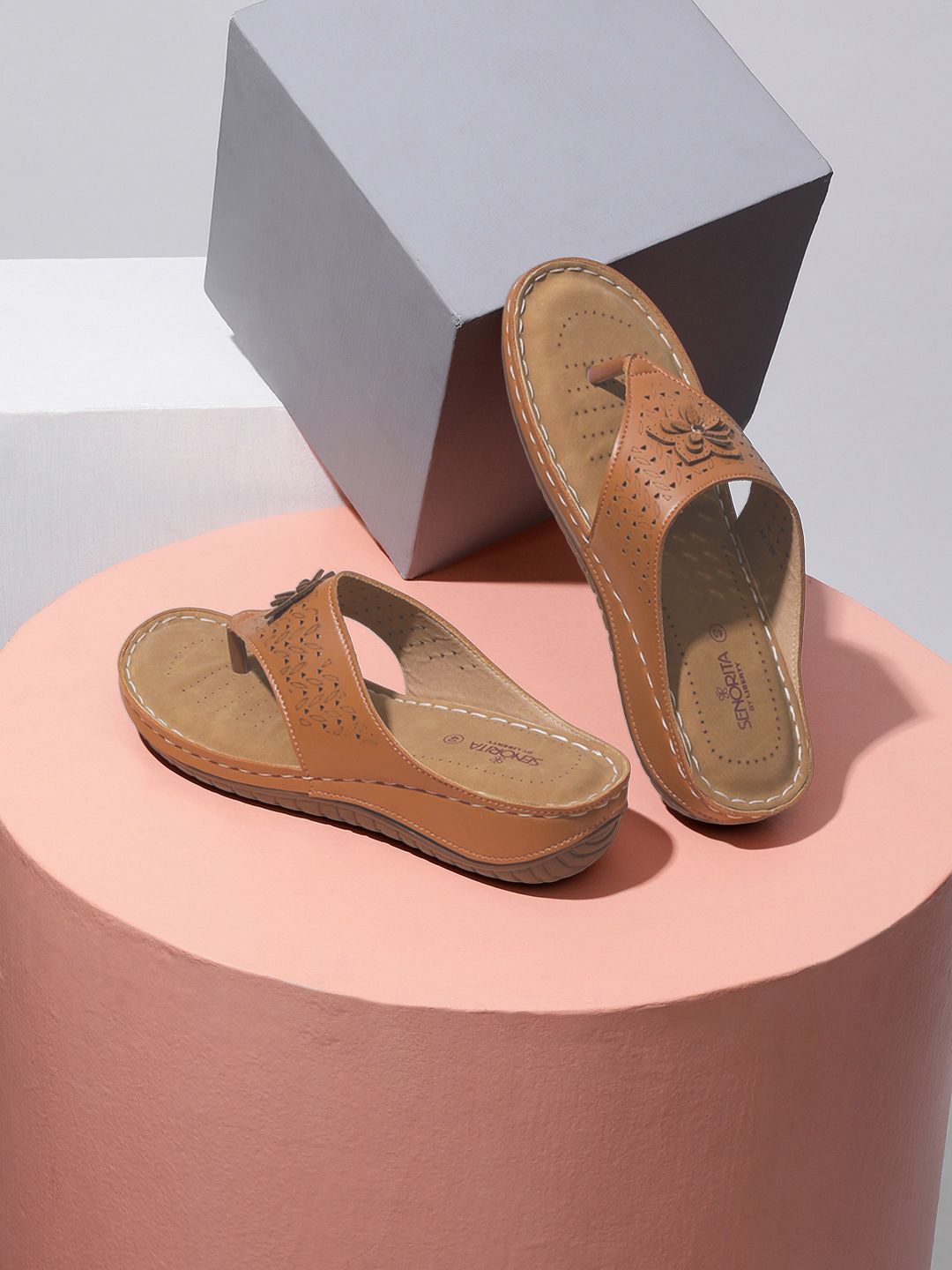 Liberty Textured Open Toe Comfort Heels