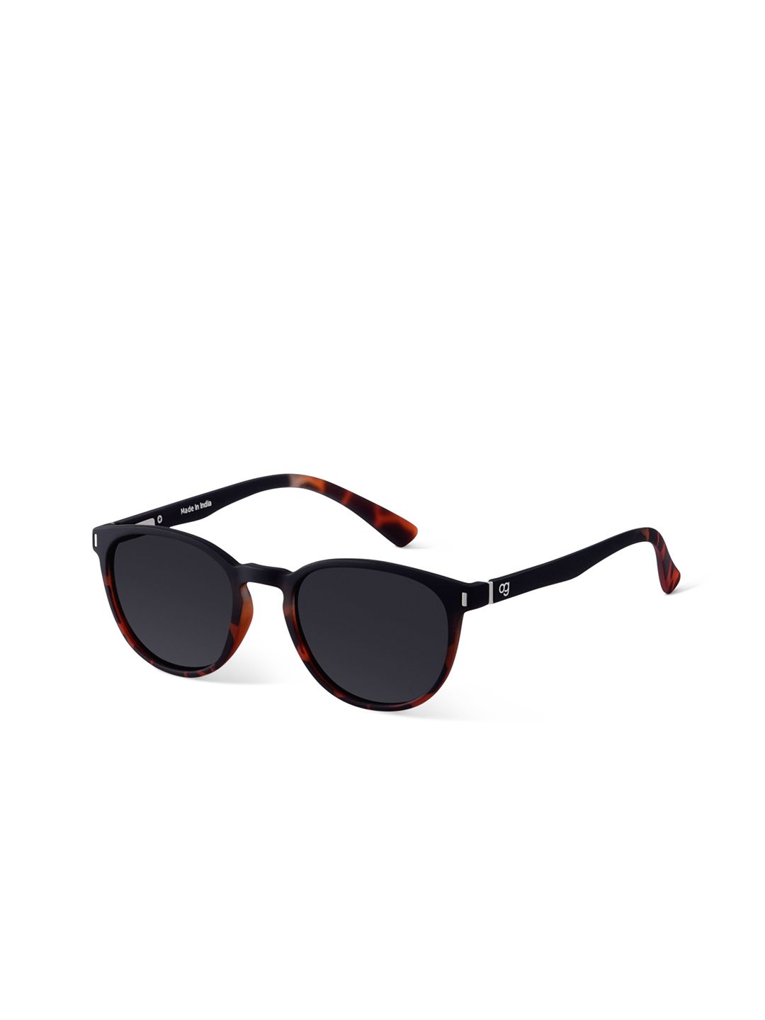 Woggles Unisex Round Sunglasses with Polarised Lens-WOWFRO-02-M09-1078-M