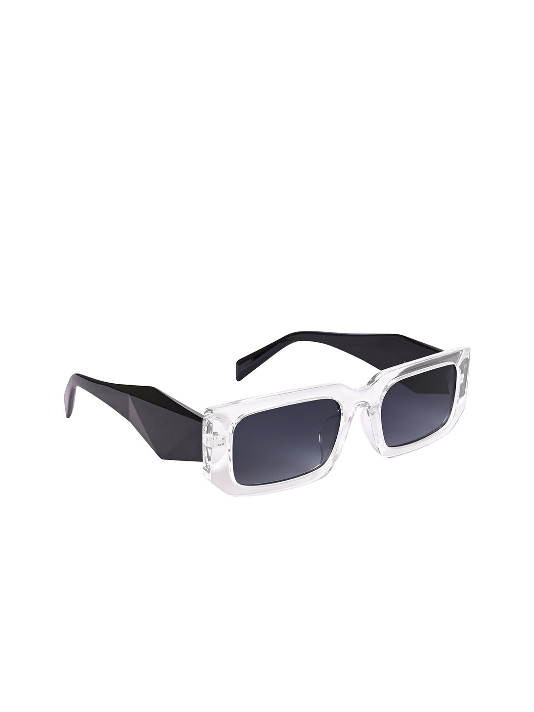 NuVew Unisex Rectangle Sunglasses with UV Protected Lens ES_16556