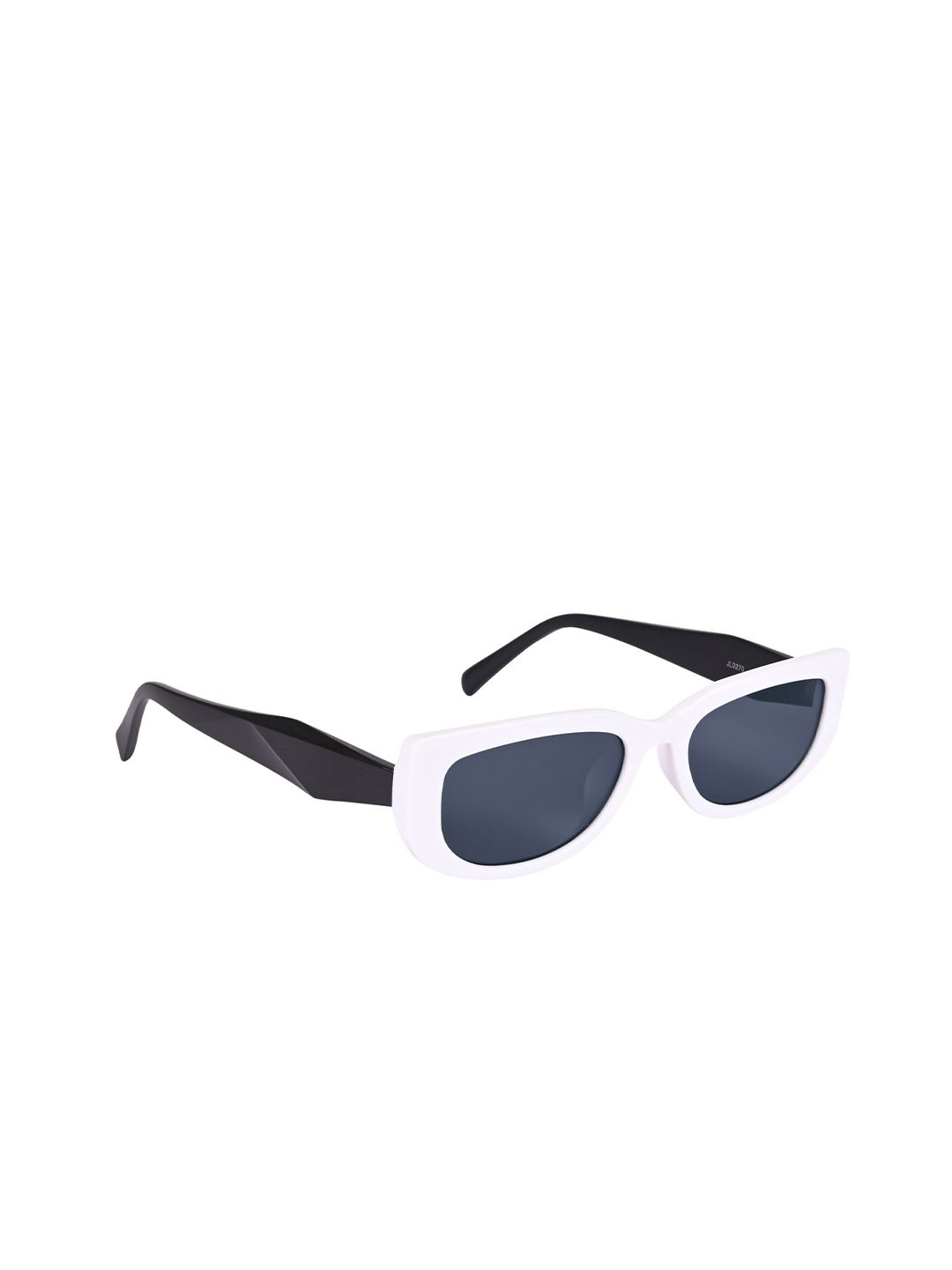 NuVew Unisex Rectangle Sunglasses with UV Protected Lens ES_16518-31-NW-9270-BLK-mWHBK-RT