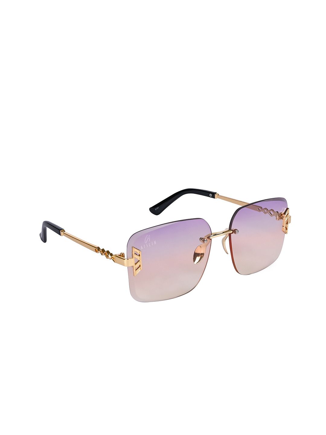 AISLIN Women Rectangle Sunglasses with UV Protected Lens ES_13000-87-AS-6141