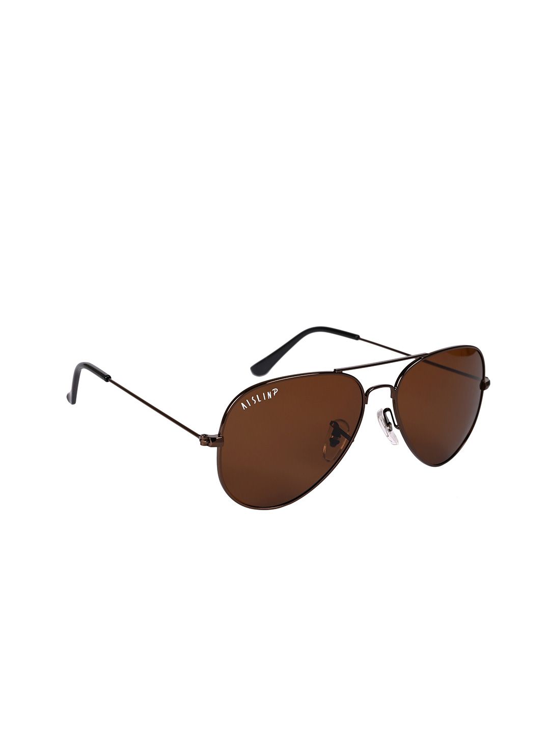 AISLIN Unisex Aviator Sunglasses With Polarised Lens ES_13099-95-AS-3025P-BRW-BRW-AV