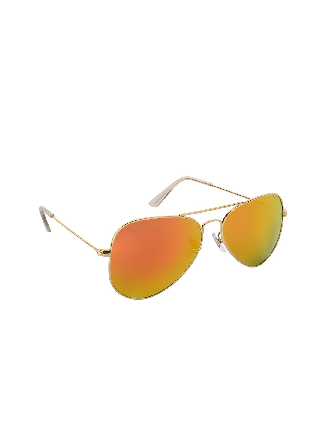 AISLIN Unisex Aviator Sunglasses with UV Protected Lens ES_14159-50-AS-3025-fRDGL-GLD-AV