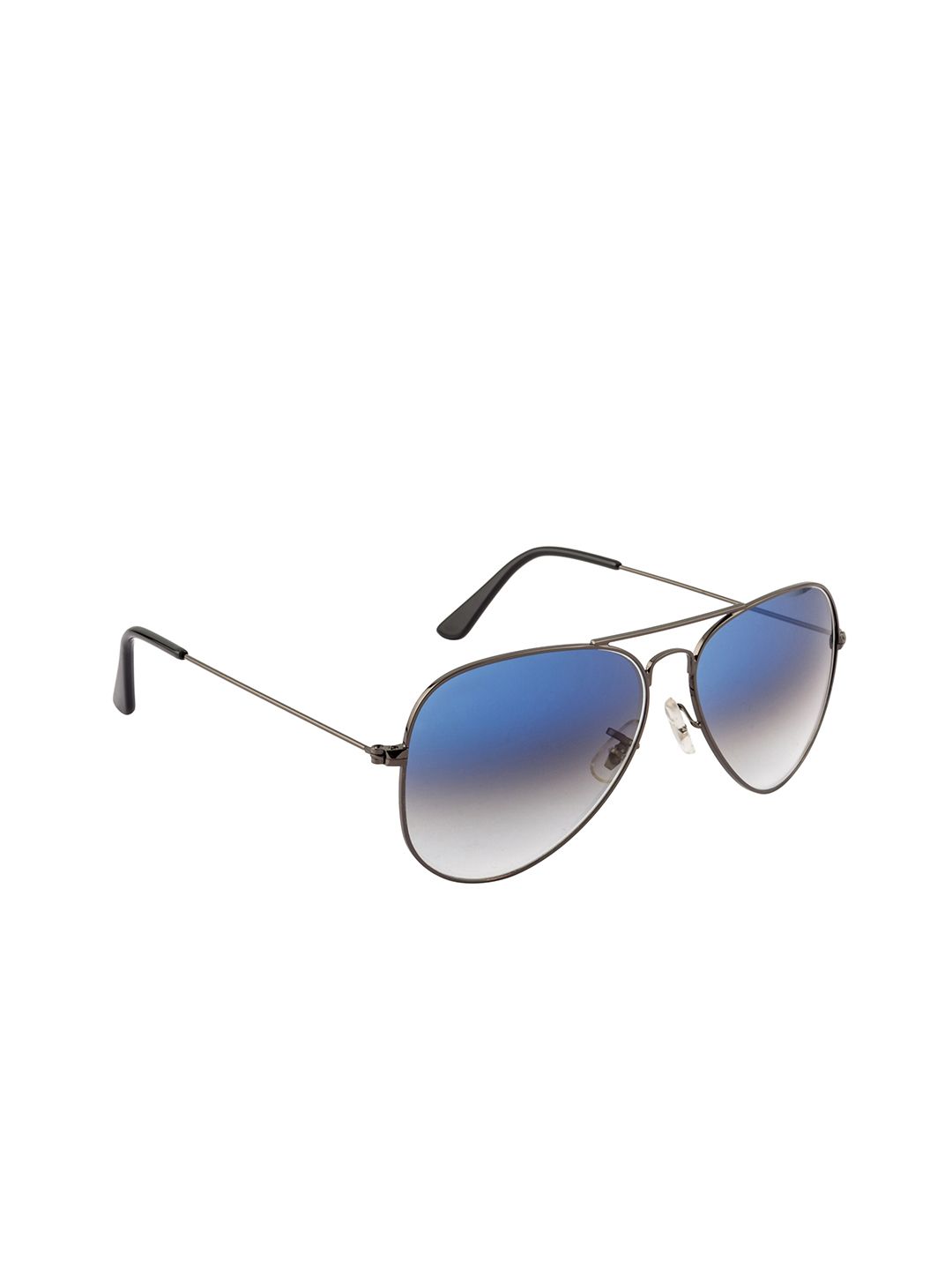 AISLIN Unisex Aviator Sunglasses ES_12771-50-AS-3026-fBLCL-GUN-AV-Mirror Blue