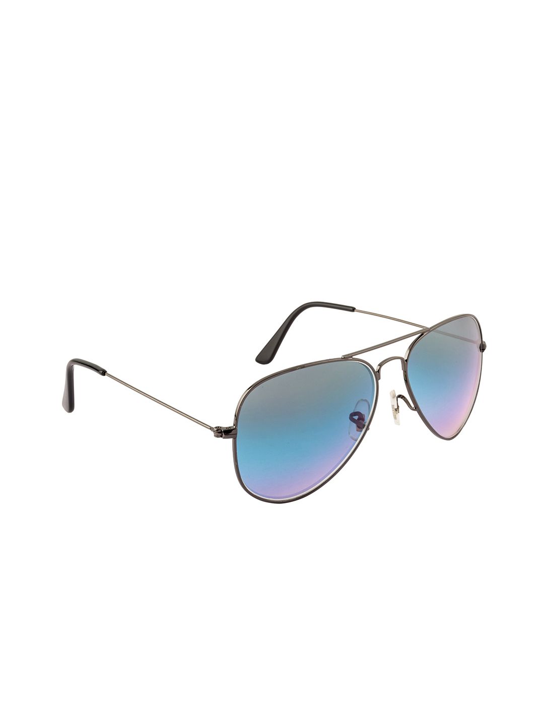 AISLIN Unisex Aviator Sunglasses with UV Protected Lens ES_12787-50-AS-3026-lBLPR-GUN-AV