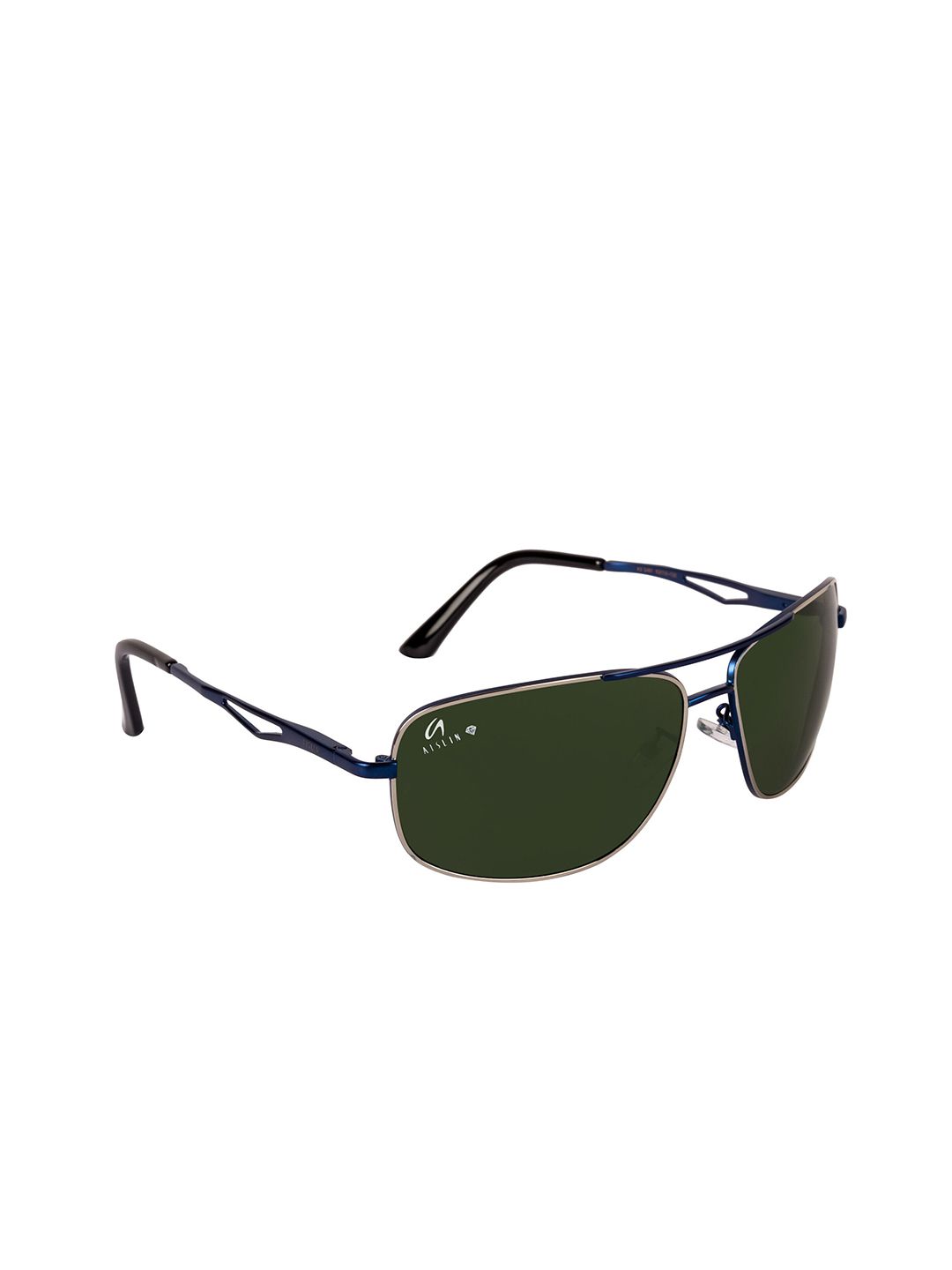 AISLIN Men Wayfarer Sunglasses with UV Protected Lens ES_14299-5-AS-3481-G15-BLSV-WFRT-G15