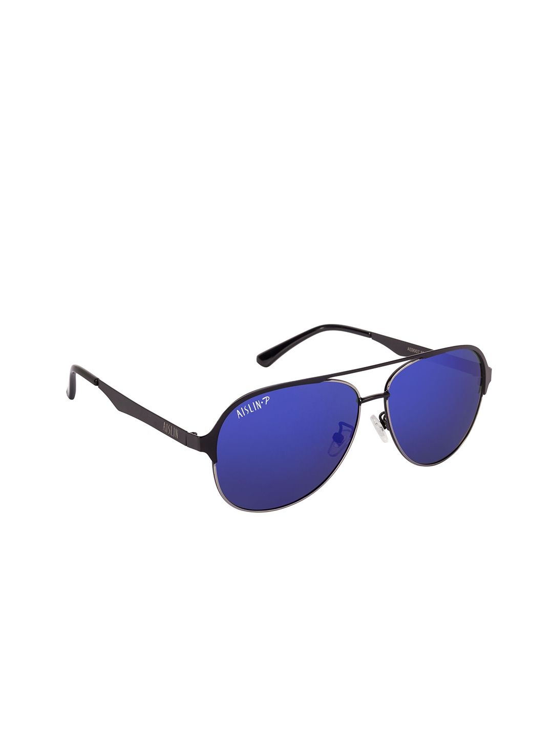 AISLIN Unisex Aviator Sunglasses with Polarised ES_14246-54-AS-9007-fBLPR-STmBK