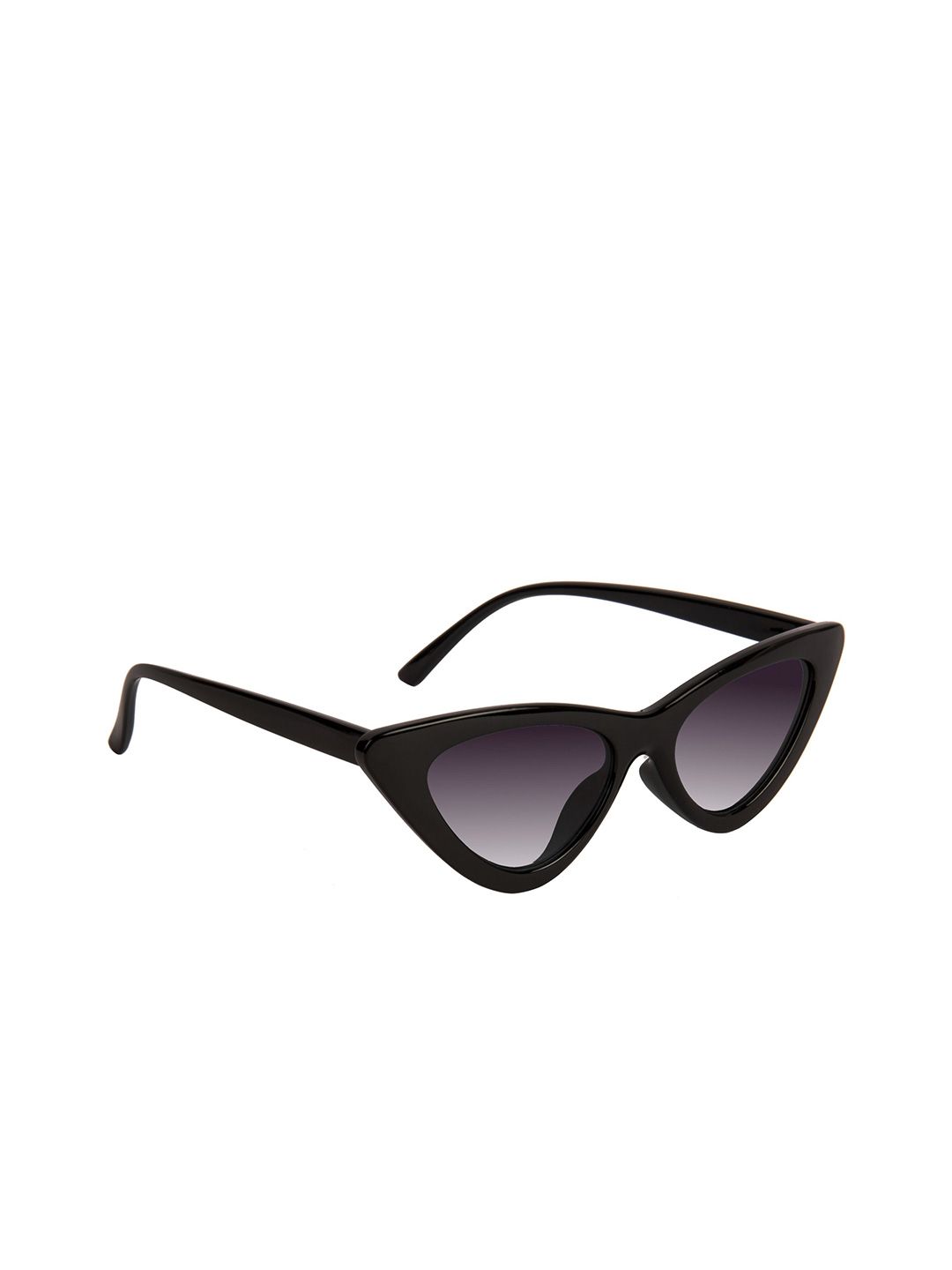 NuVew Women Cateye Sunglasses with UV Protected Lens ES_16009-29-NW-Cat2-PRGY-BLK-CE