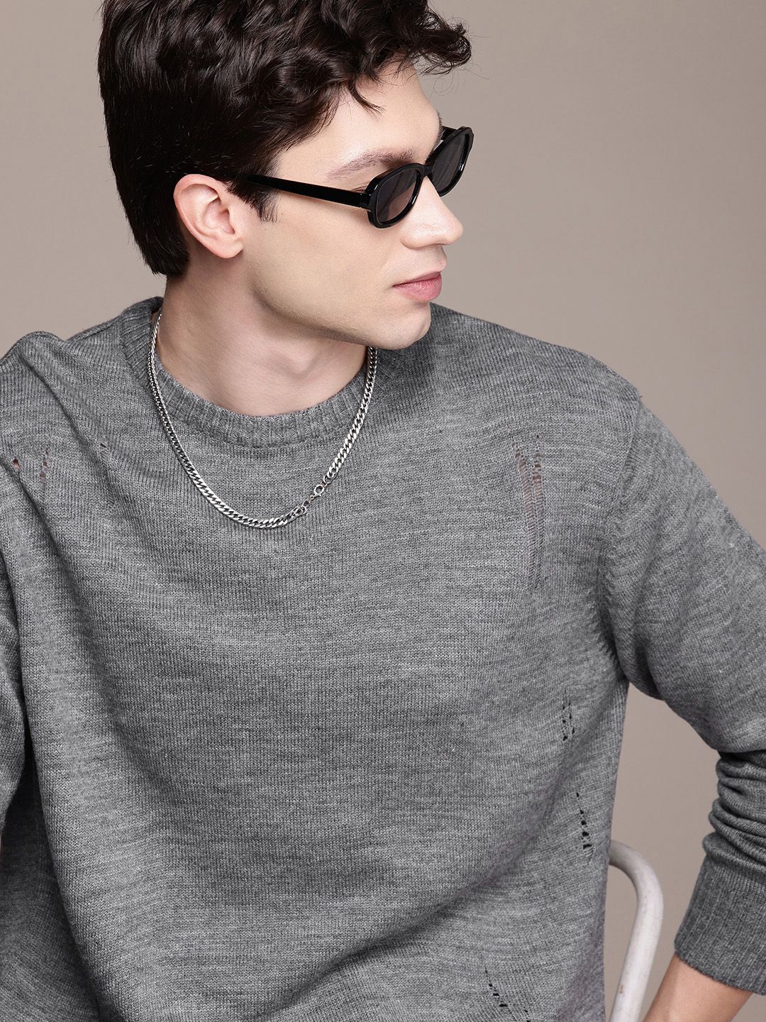 WROGN Solid Comfort Fit Pullover