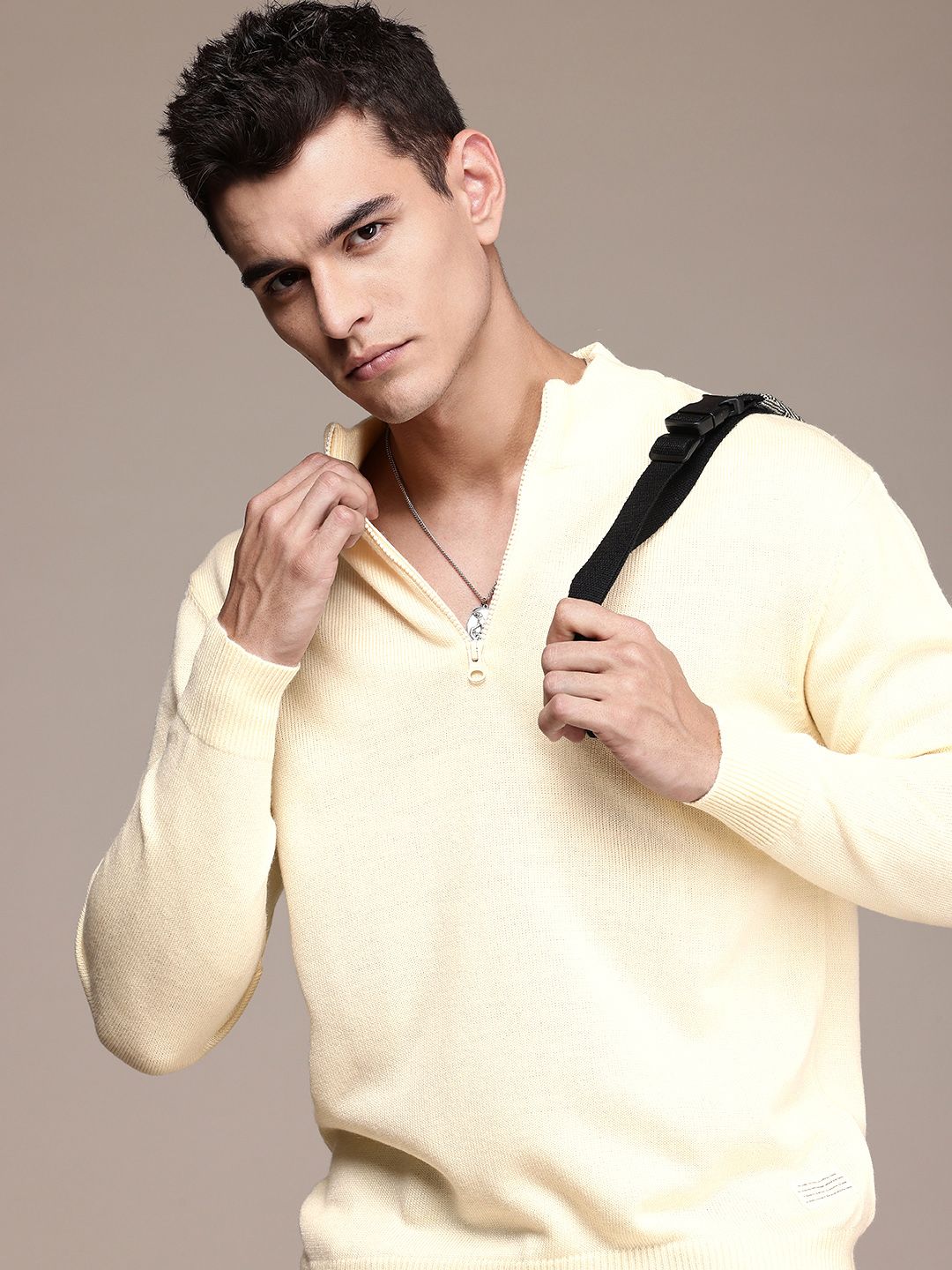 WROGN Solid Comfort Fit Pullover