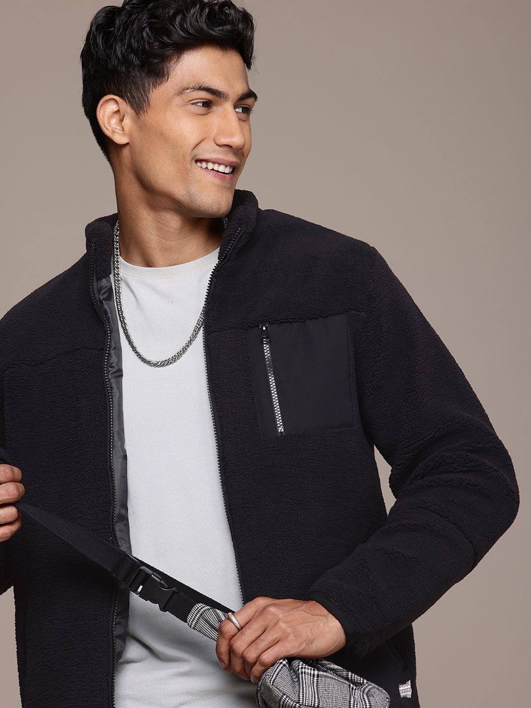 WROGN Mock Collar Tailored Jacket