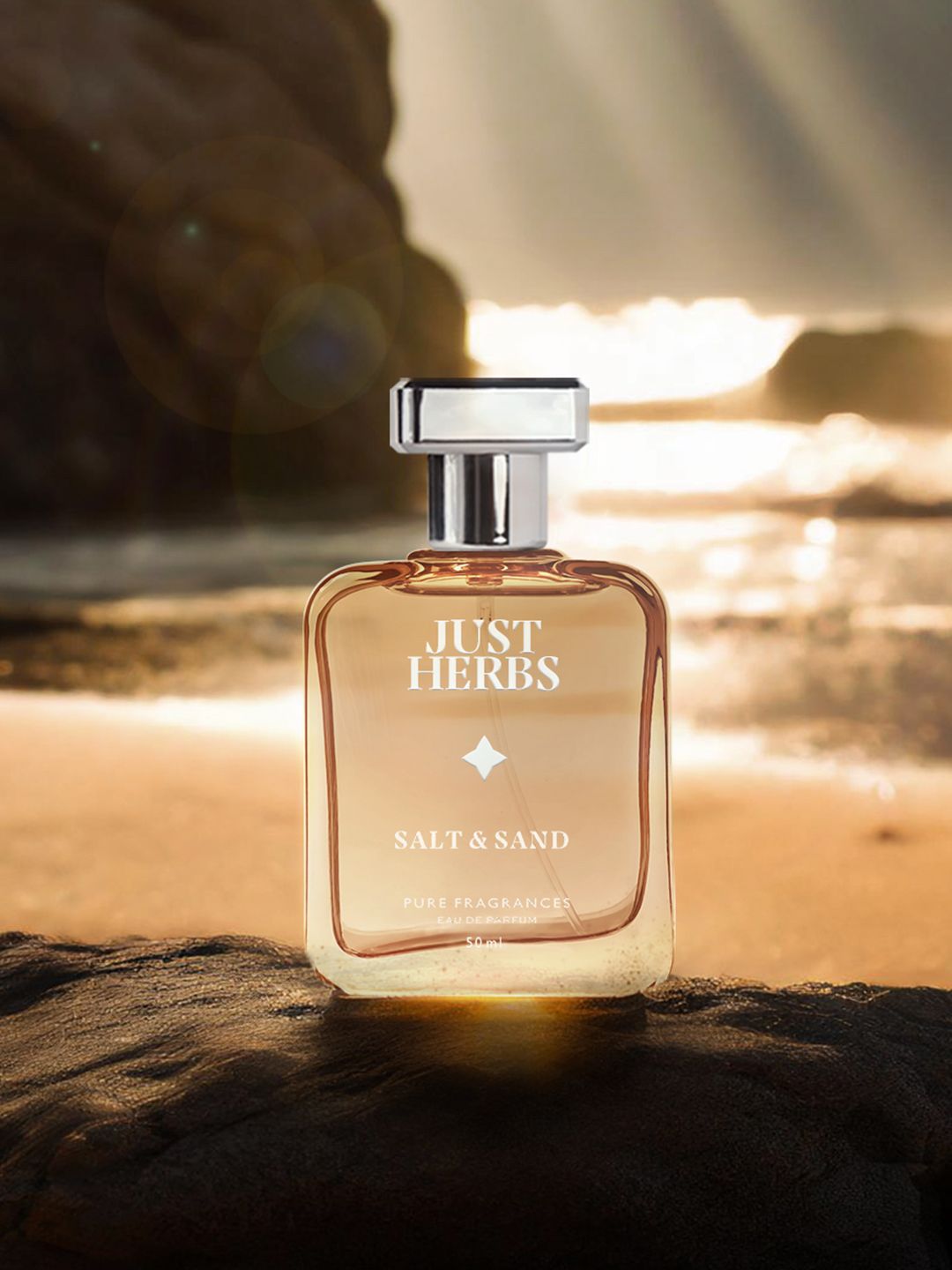 Just Herbs Relaxing Salt & Sand Long Lasting Eau De Parfum - 50 ml