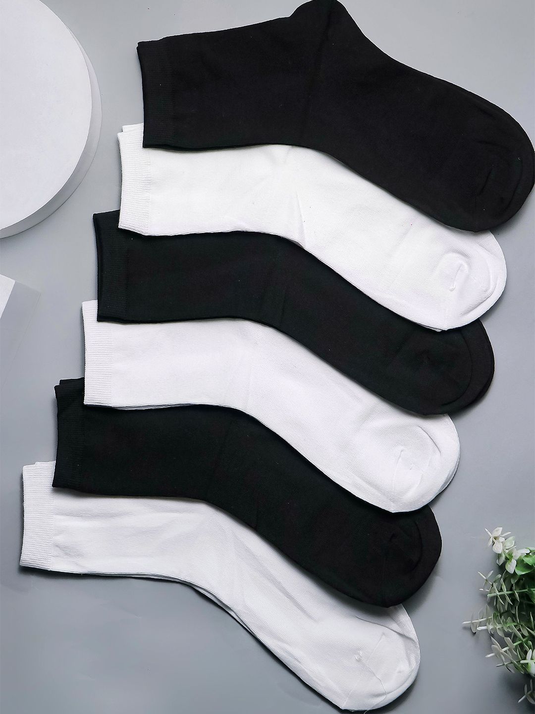 Brauch Pack Of 6  Cotton Calf-Length Socks