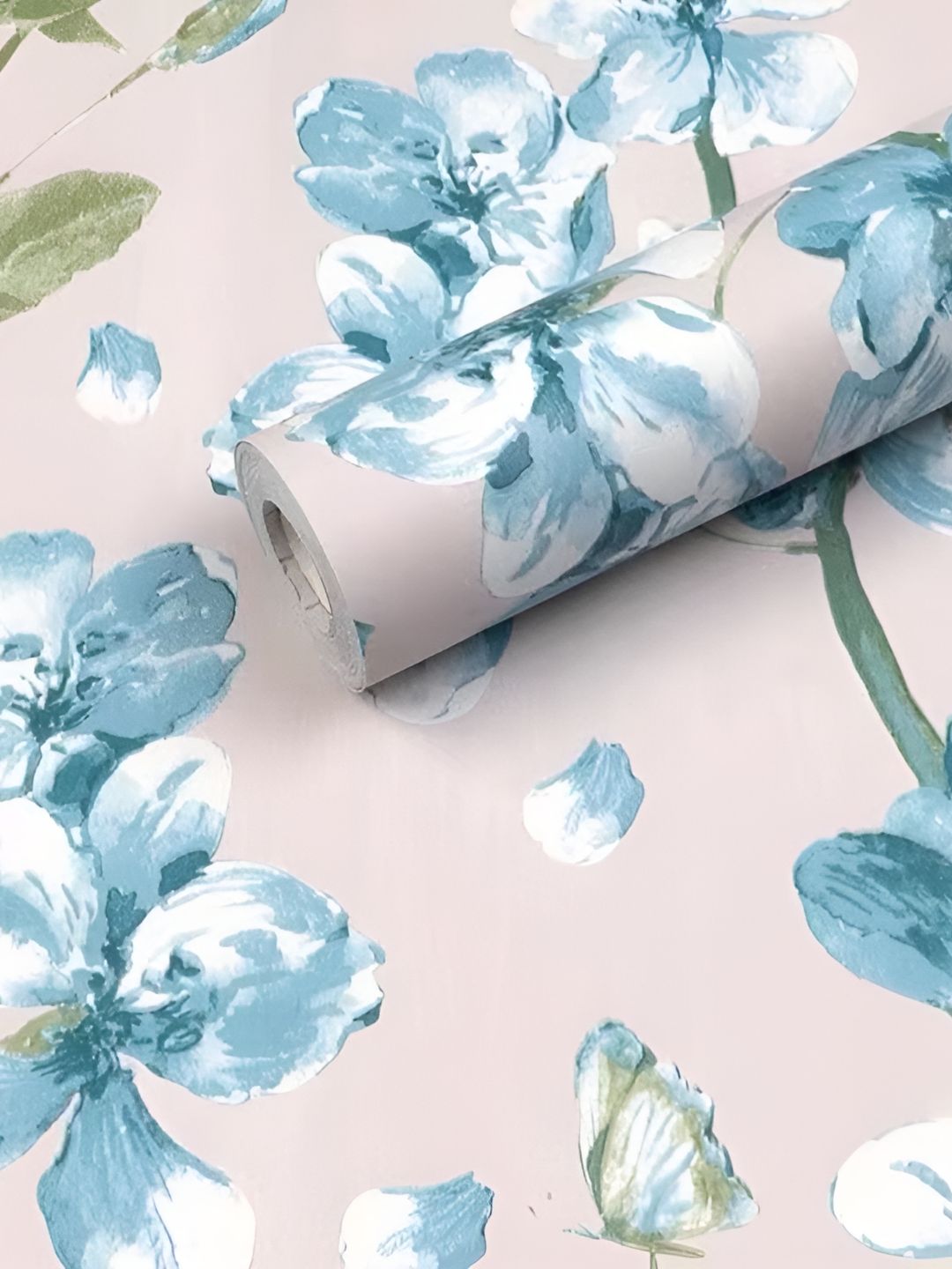 Aura Aura Purple Floral & Botanical Self Adhesive Wall Sticker