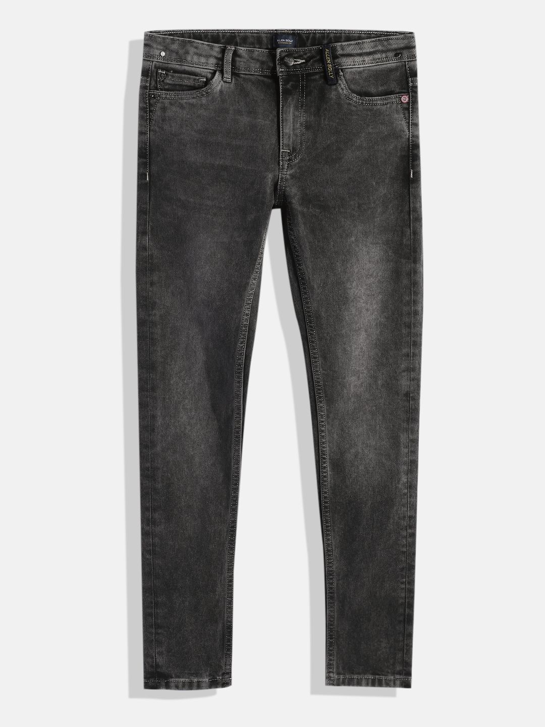 Allen Solly Junior Boys Light Fade Clean Look Stretchable Regular Fit Jeans