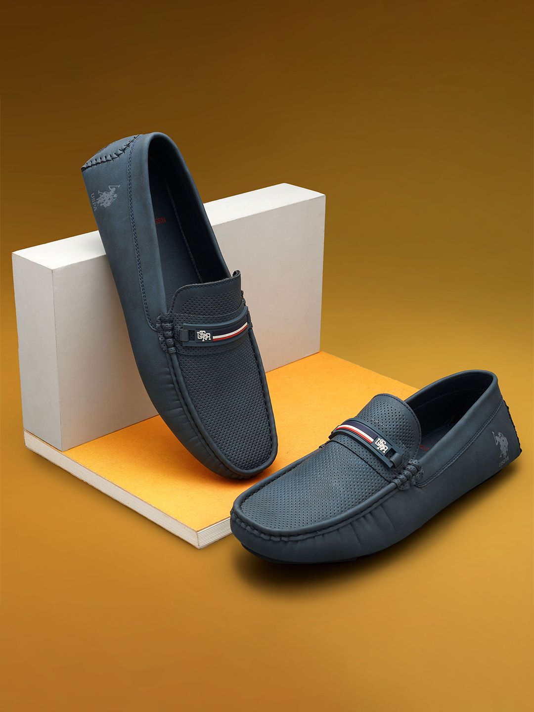 U.S. Polo Assn. Men Textured Loafers