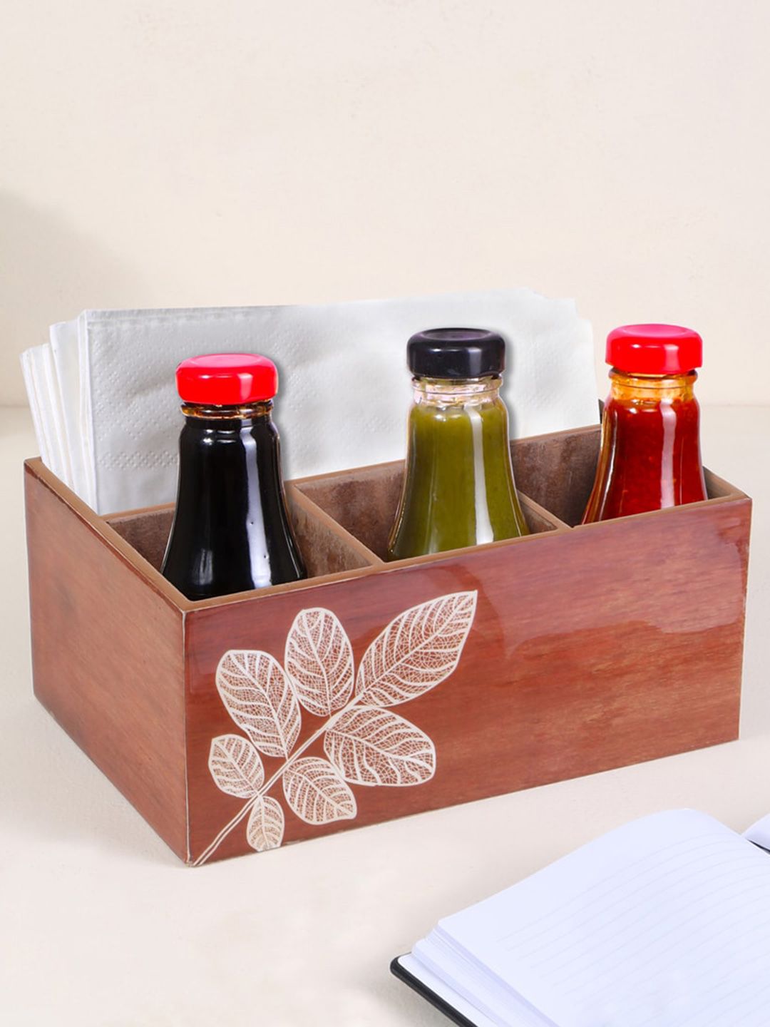 THE HOME CO. Brown Regular Multi-Utility Organiser