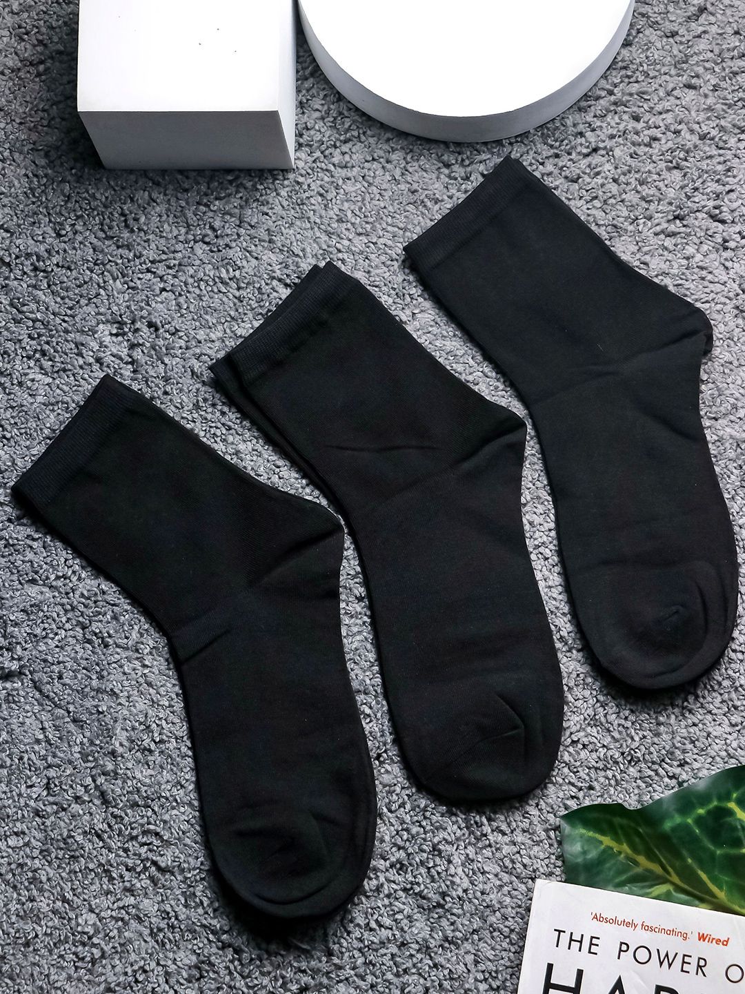 Brauch Men Pack Of 3 Cotton Above Ankle Length Socks