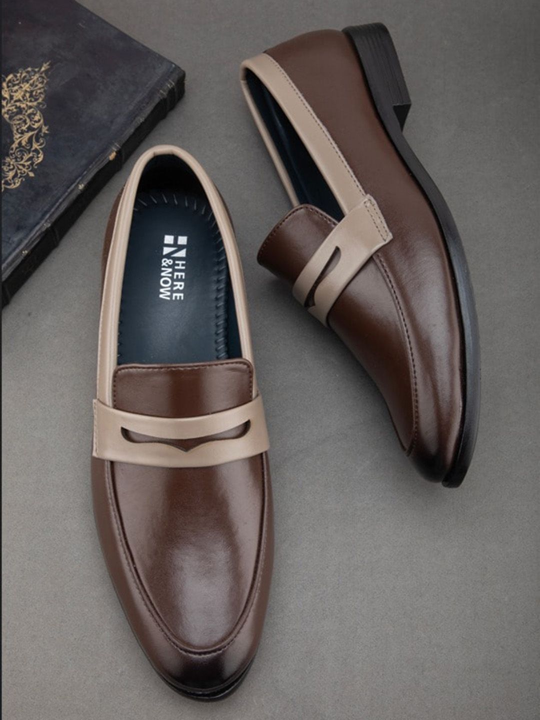 HERE&NOW Men Formal Loafers Shoes