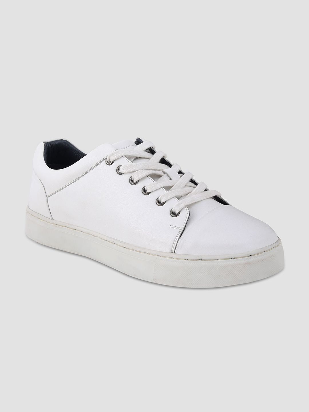 EZOK Men Leather Slip-On Sneakers