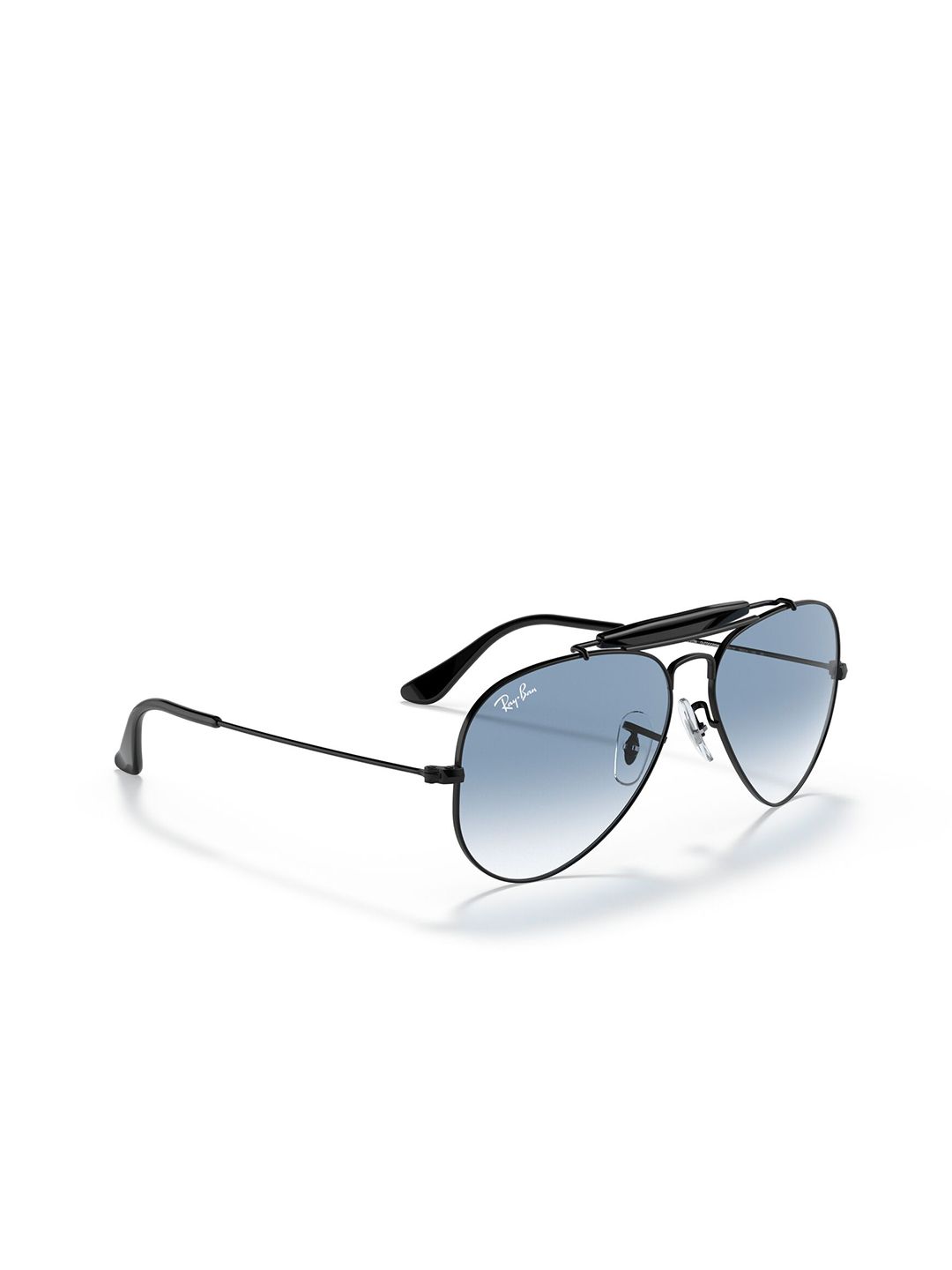 RAY-BAN Men Gradient Blue Lens Pilot Sunglasses - 0RB3129I002/3F58
