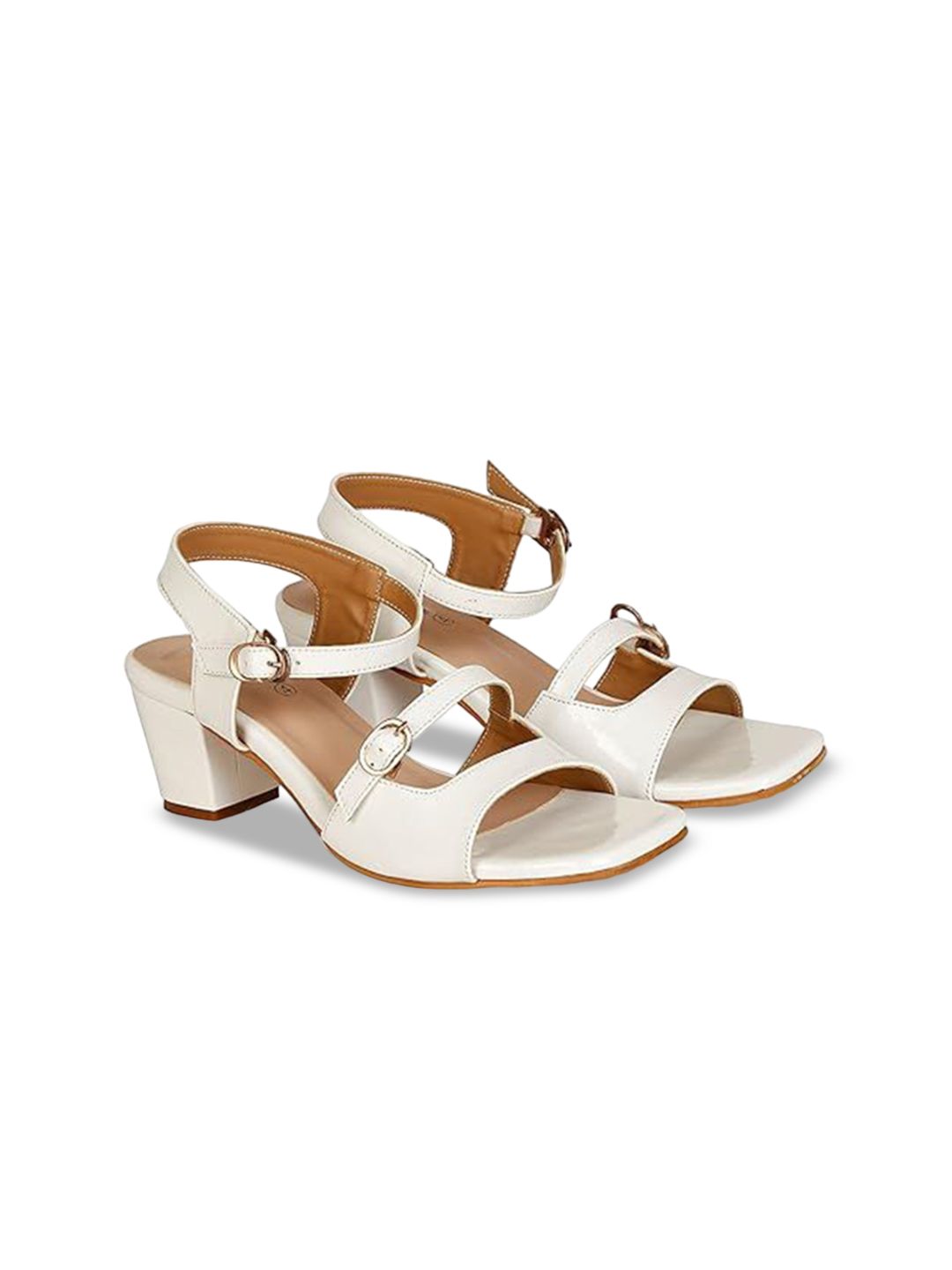 Denill Buckle Detailed Block Heels