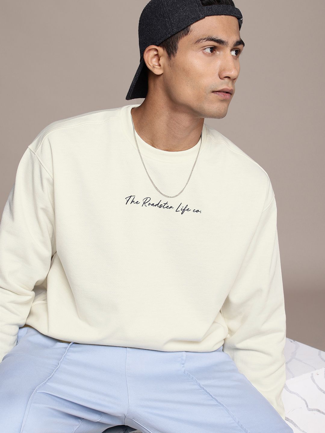 The Roadster Life Co. Drop Shoulder Relaxed Fit Sweatshirt