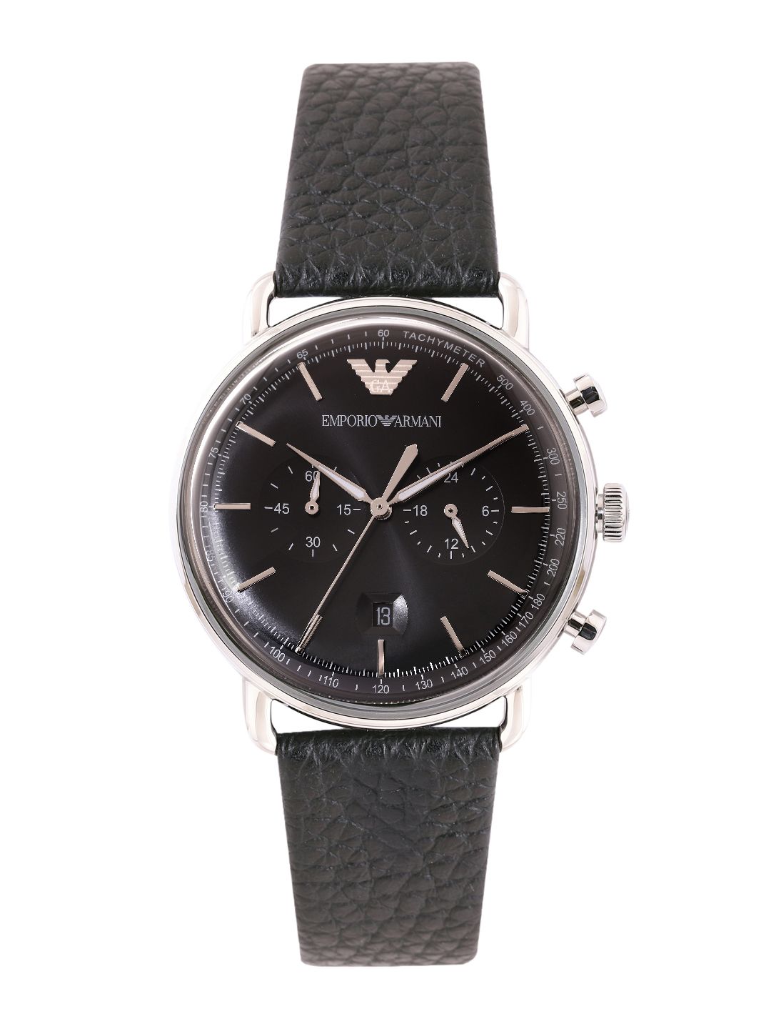Emporio Armani Emporio Armani Men Leather Chronograph Analogue Watch AR11143I