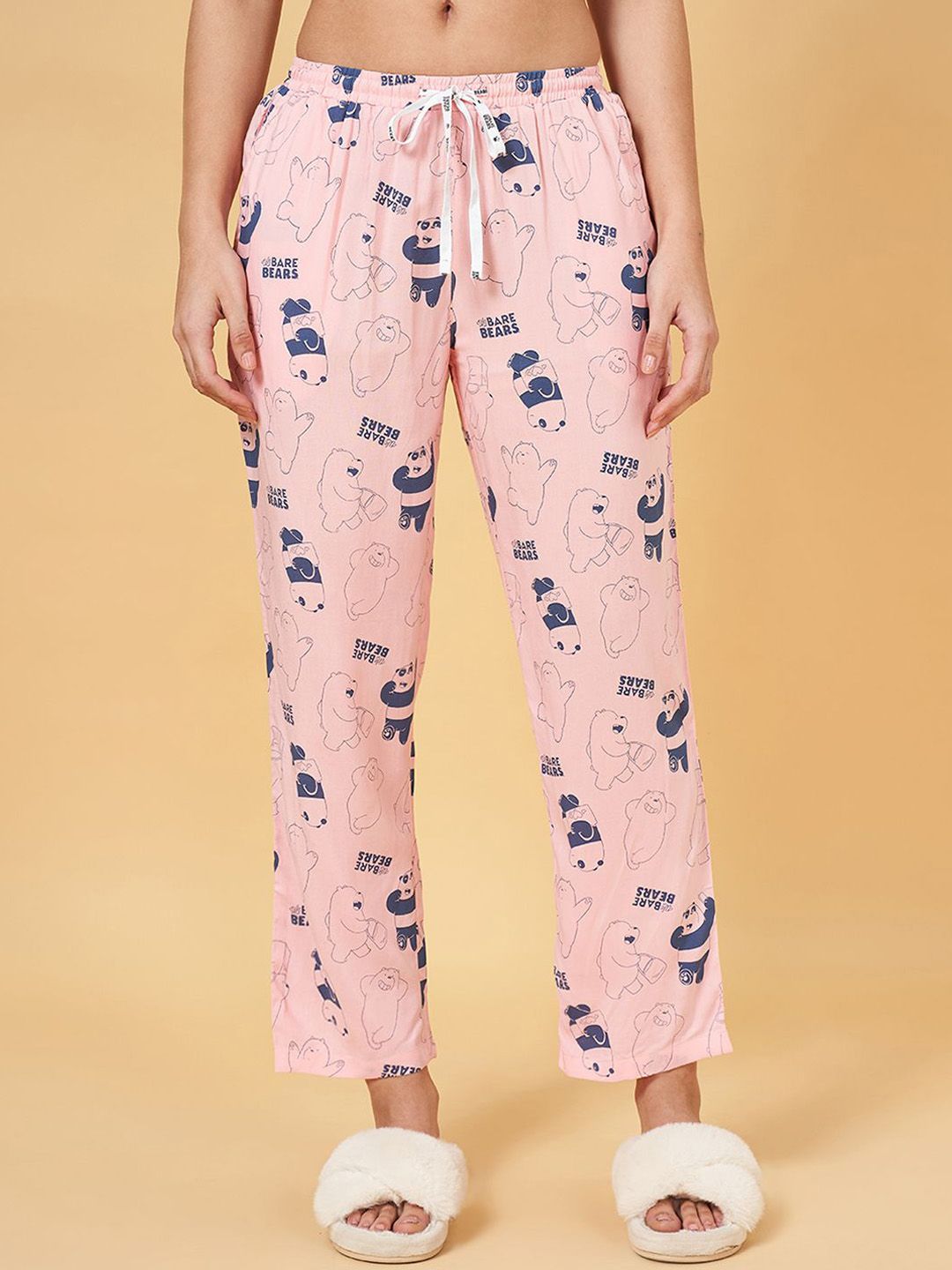 Dreamz by Pantaloons Printed Straight-Leg Lounge Pants