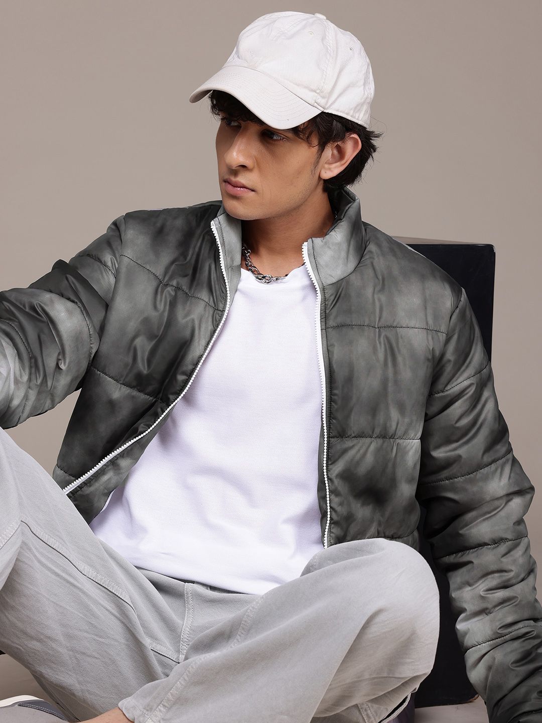 The Roadster Lifestyle Co. Tie and Dye Quilted Jacket