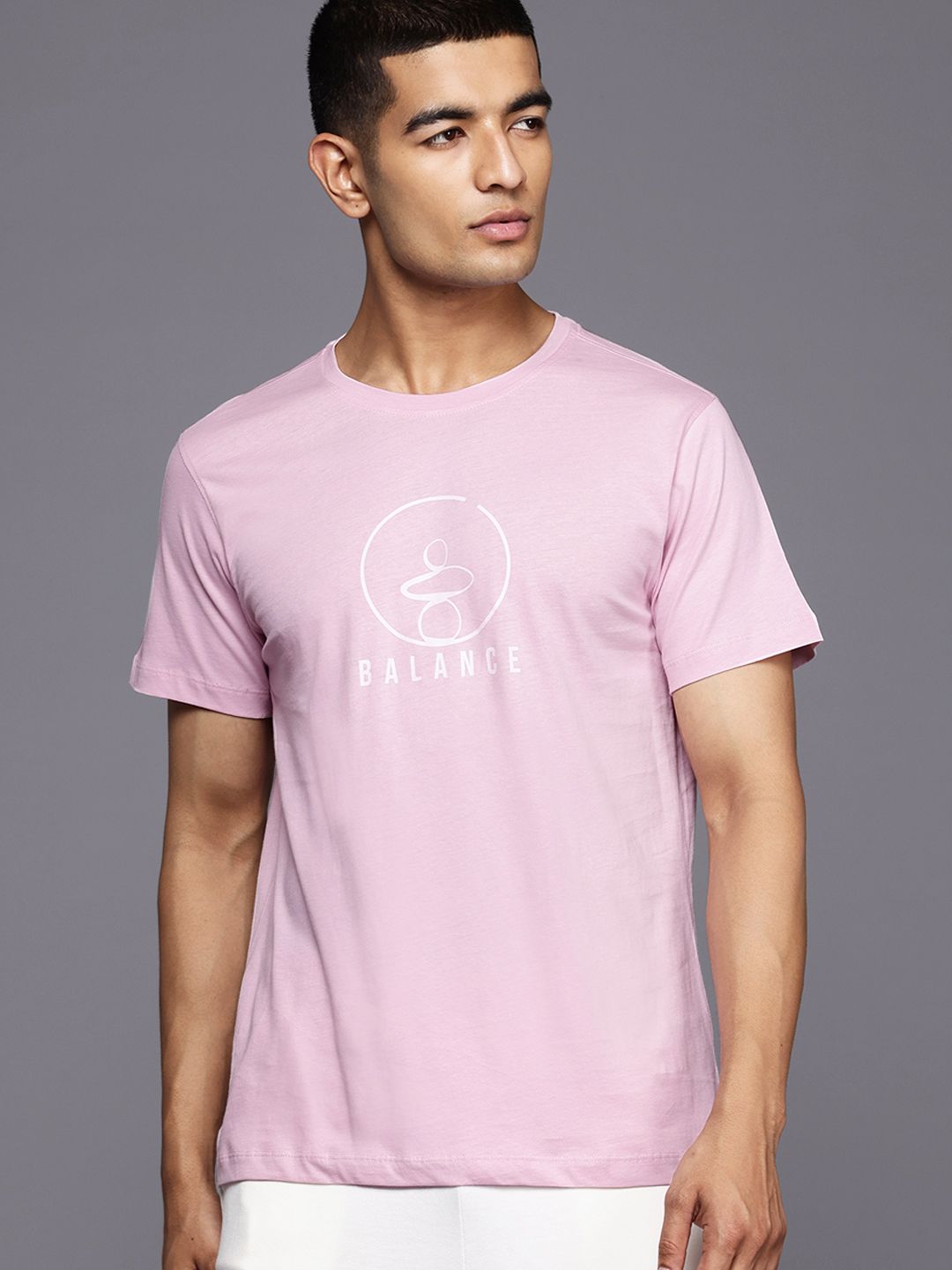 HRX by Hrithik Roshan Pure Cotton Yoga T-shirt