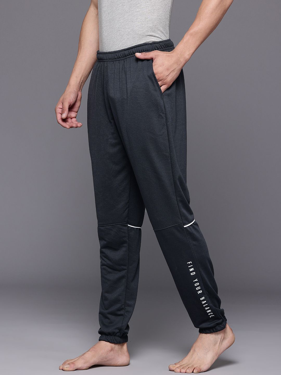 HRX by Hrithik Roshan Paneled Yoga Trackpants