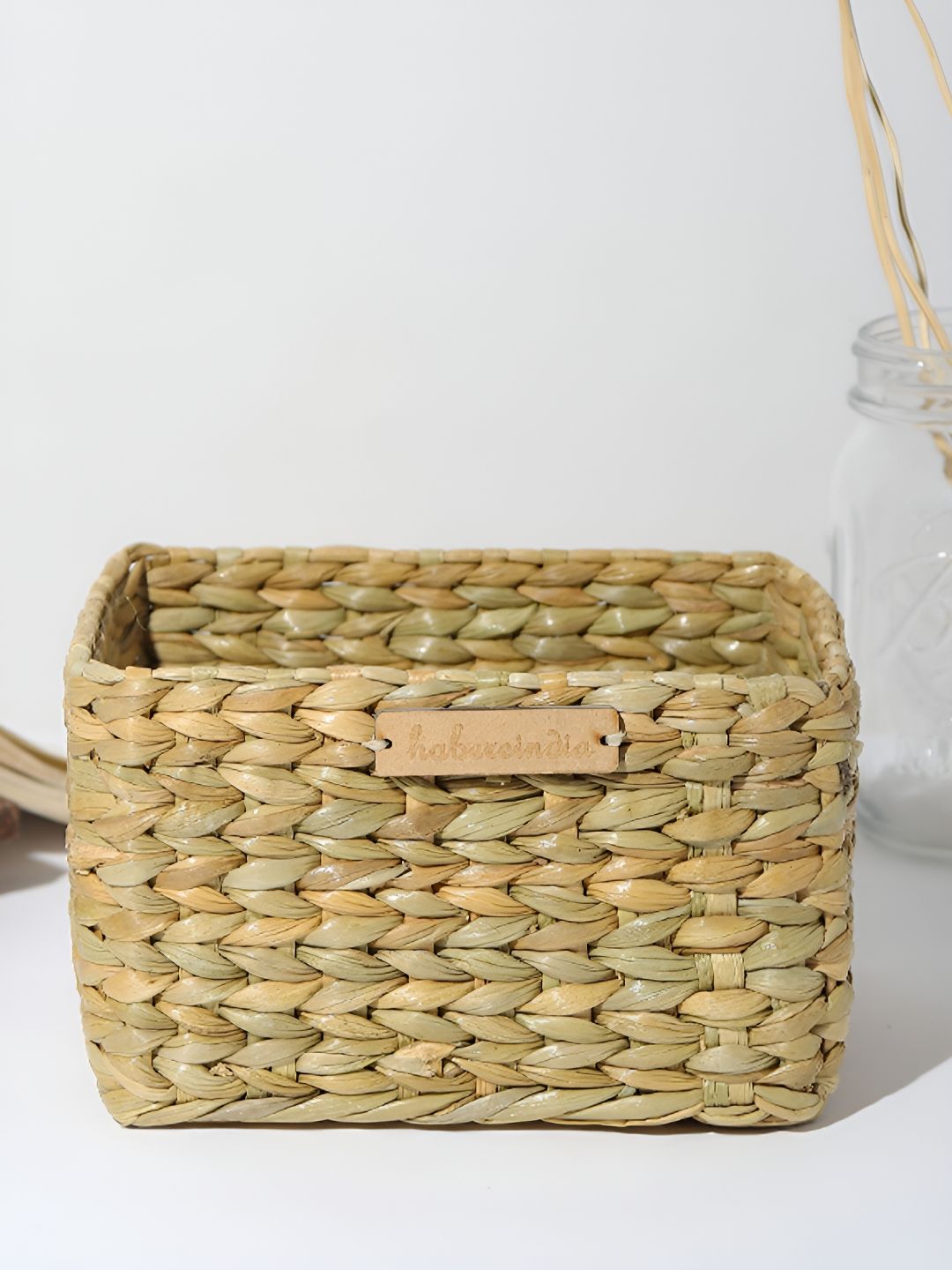 HABERE INDIA Beige Bamboo Reusable Multi-Utility Organiser