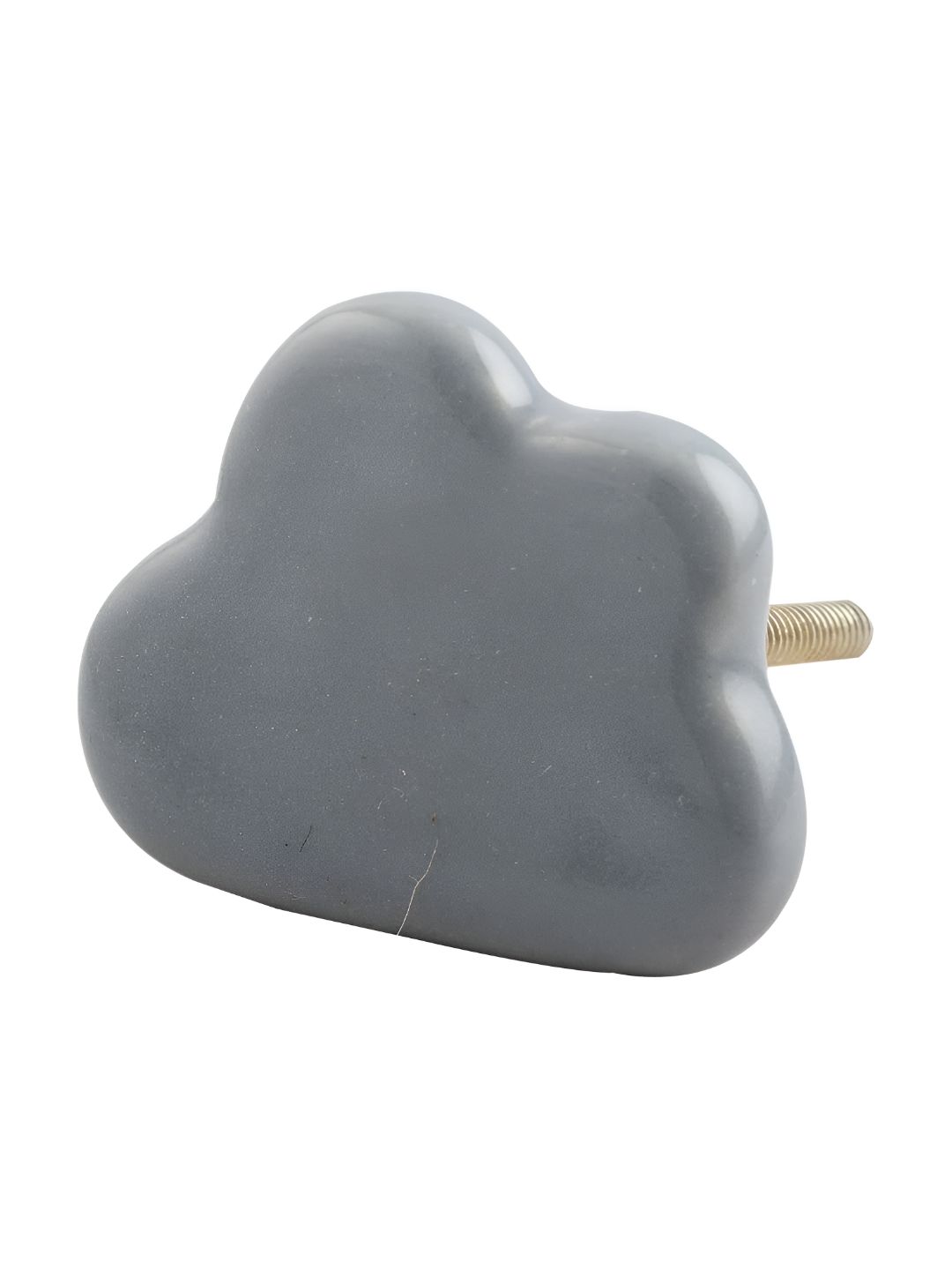 Indianshelf Grey 6 Pieces Ceramic Drawer Knob