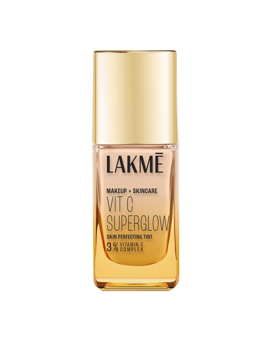 Lakme Makeup+Skincare VitC Superglow Skin Perfecting Tint 25 ml - Cool Ivory C100