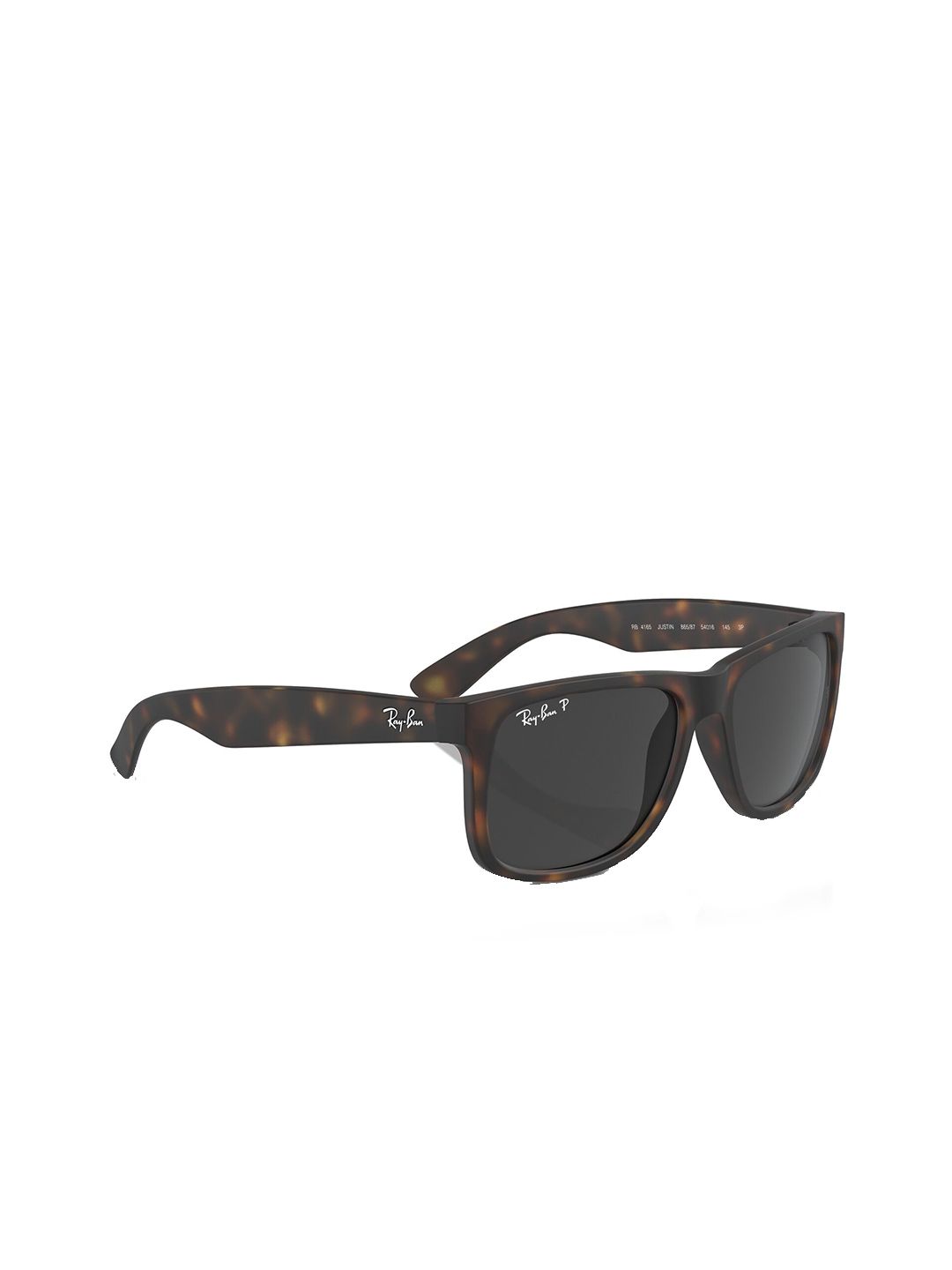RAY-BAN Men Polarized Grey Lens Square Sunglasses - 0RB4165865/8755