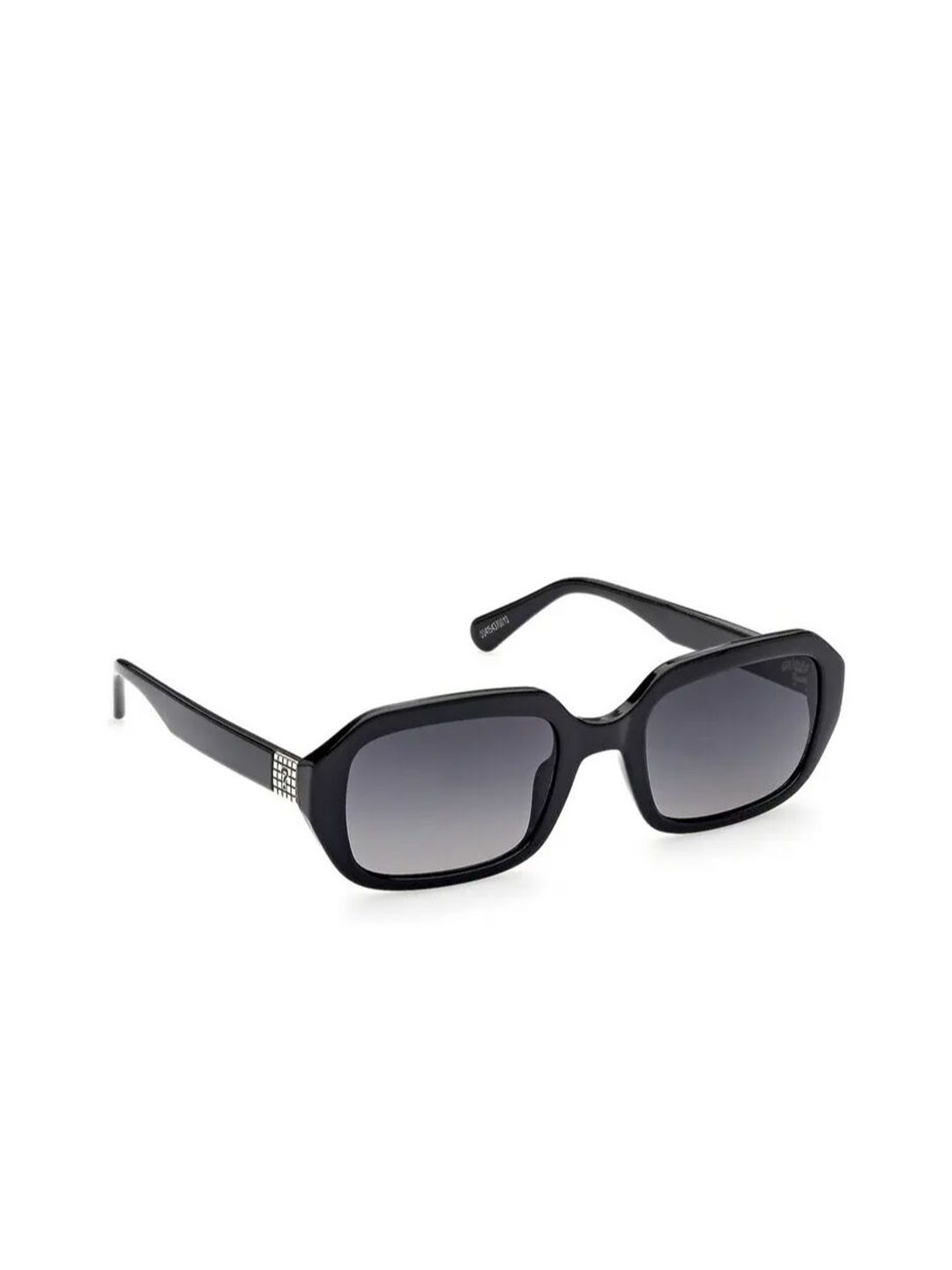 GUESS Unisex Rectangle Sunglass With UV Protected Lens GUS82445501BSG