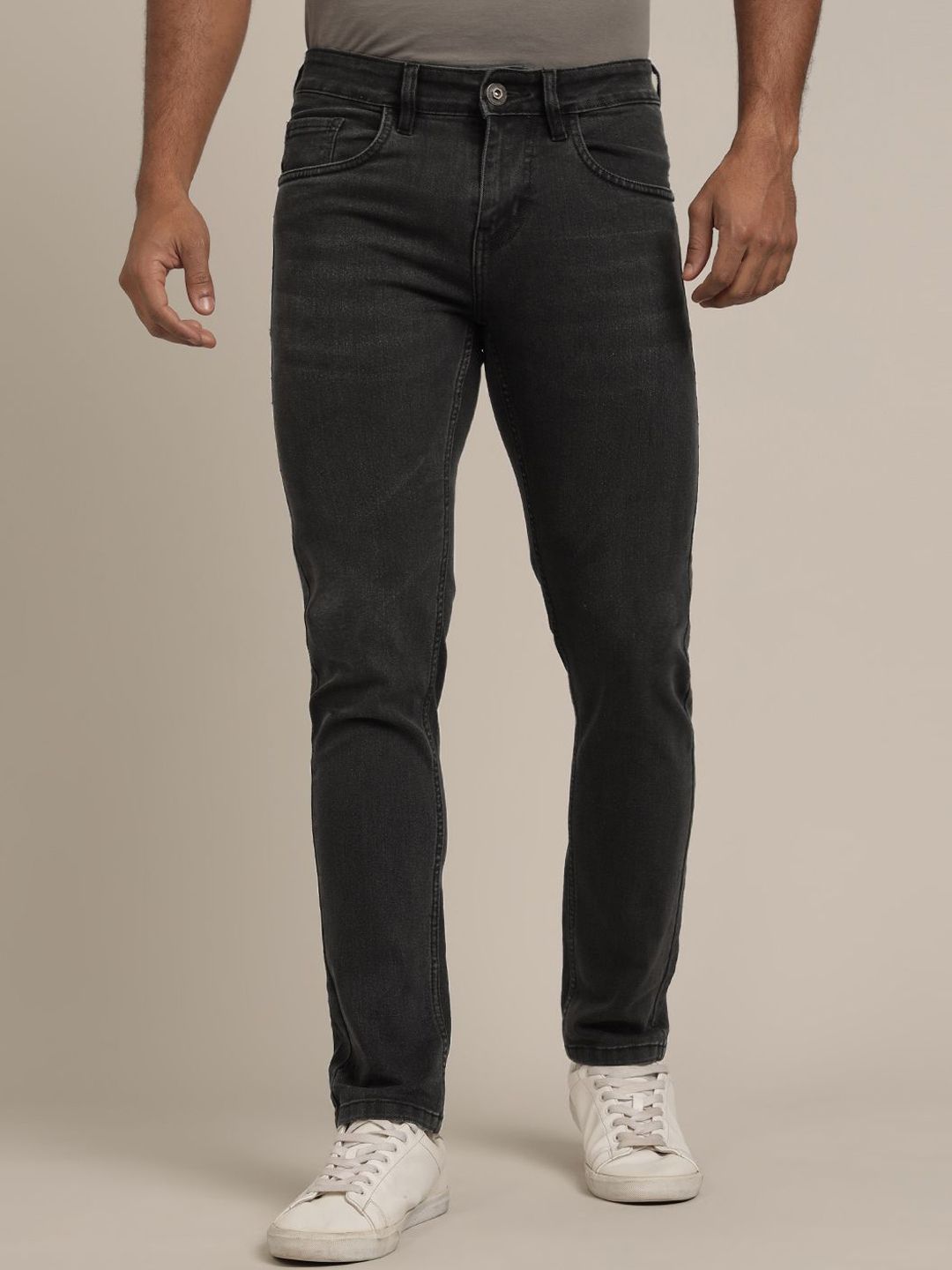 The Roadster Lifestyle Co. Men Slim Fit Mid Rise Clean Look Stretchable Denim Jeans
