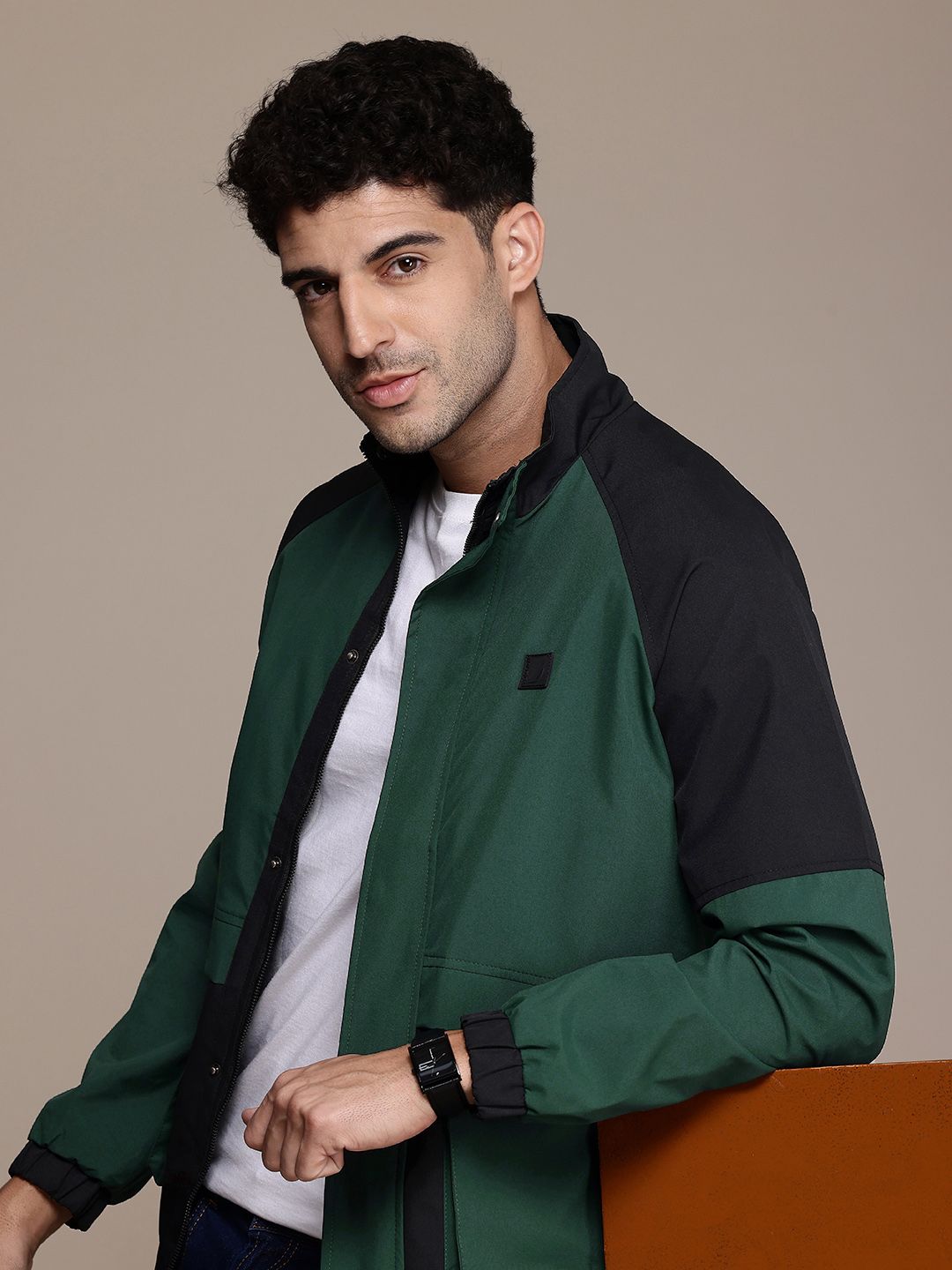 Nautica Colourblocked Bomber Jacket