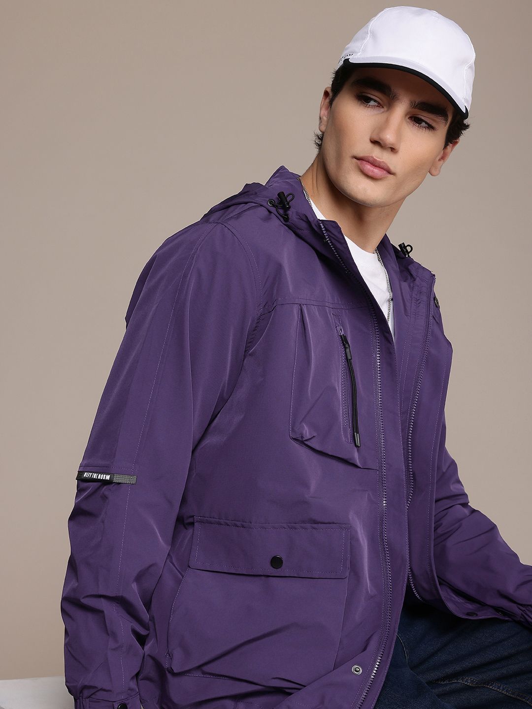 FCUK Hooded Tailored Jacket