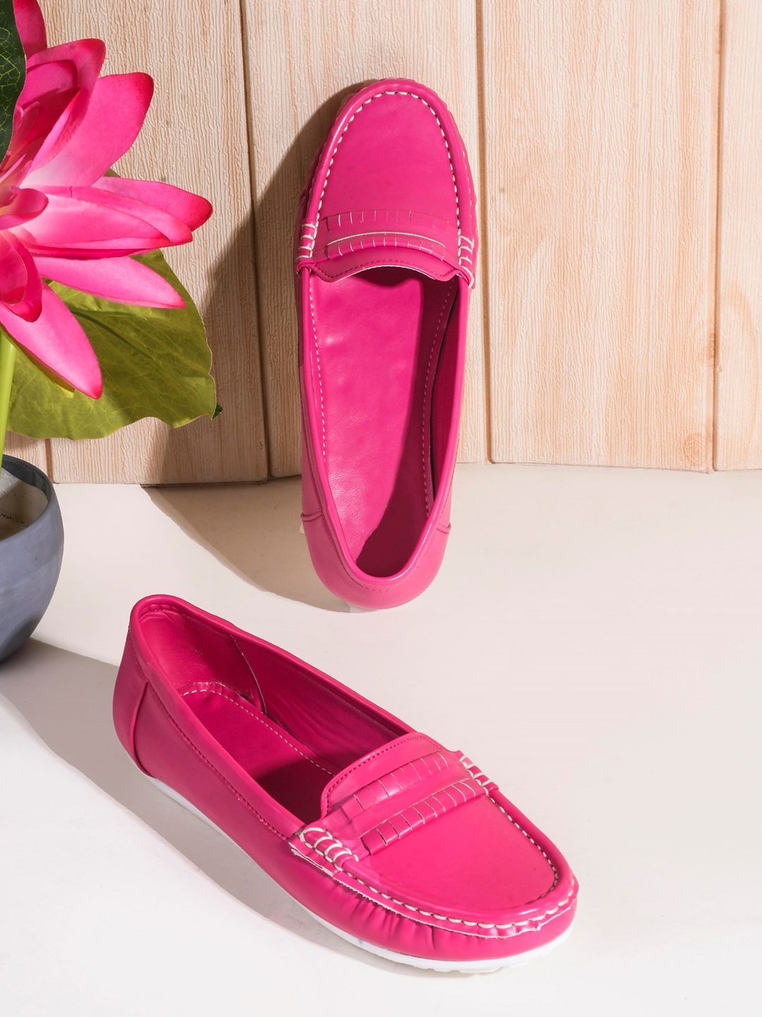 Try Me Women Round Toe Penny Loafers