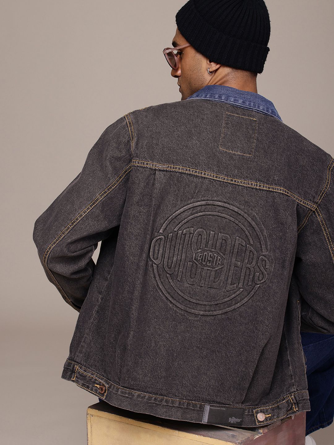 The Roadster Life Co. Spread Collar Pure Cotton Tailored Jacket