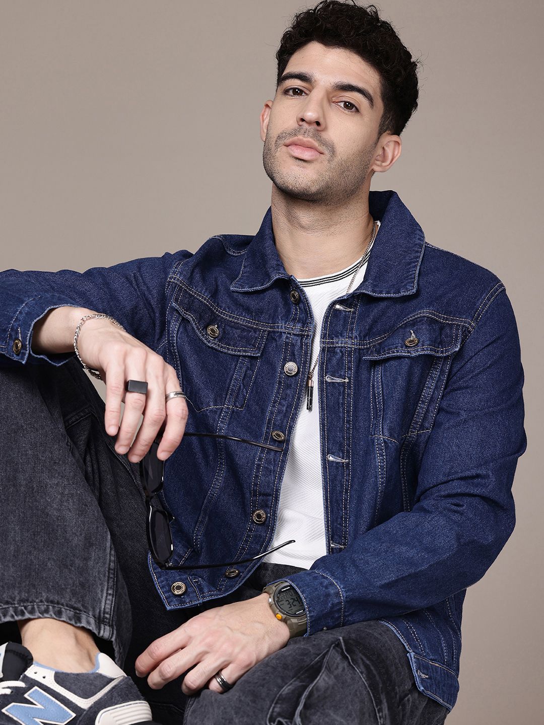 The Roadster Life Co. Pure Cotton Denim Trucker Jacket