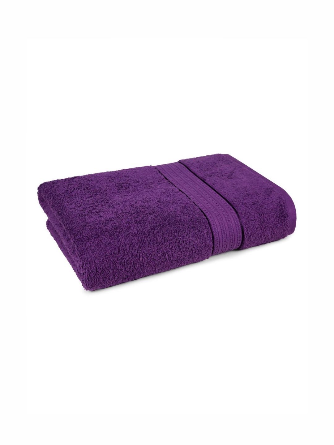 MYTRIDENT Purple Cotton 450 GSM Bath Towel