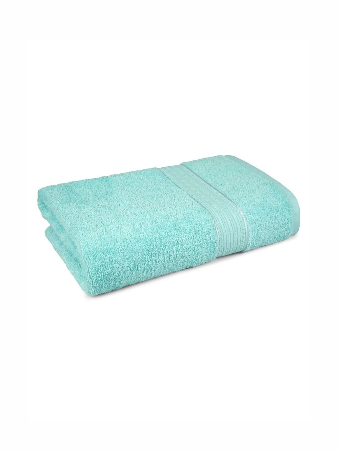 MYTRIDENT Green 1 Cotton 450 GSM Bath Towel