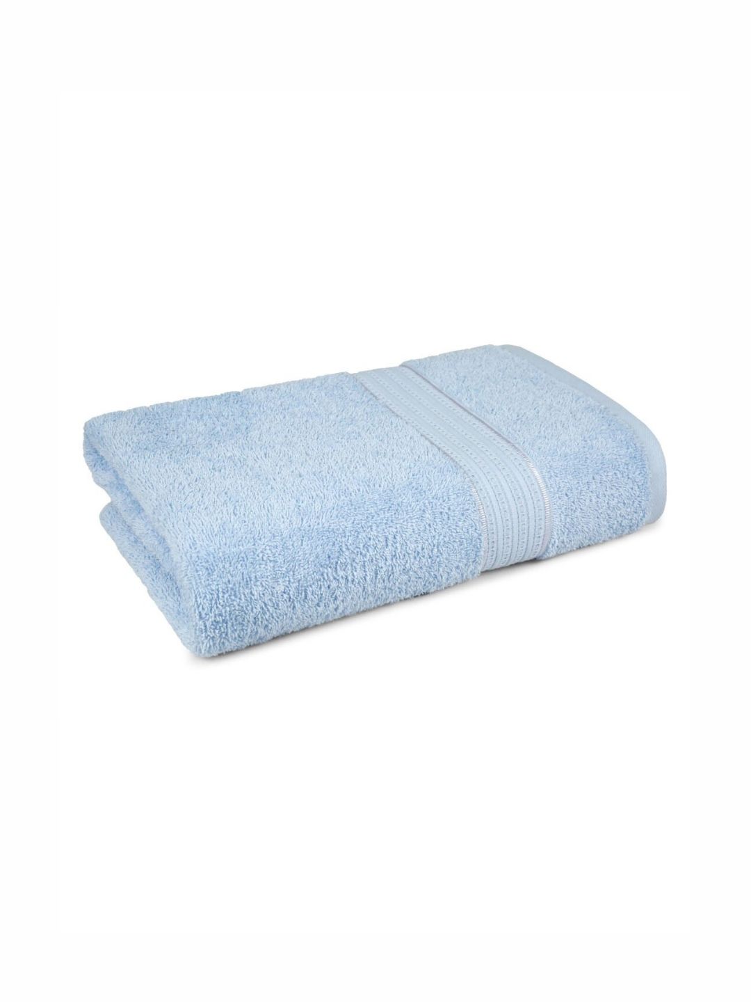MYTRIDENT Blue Cotton 450 GSM Bath Towel