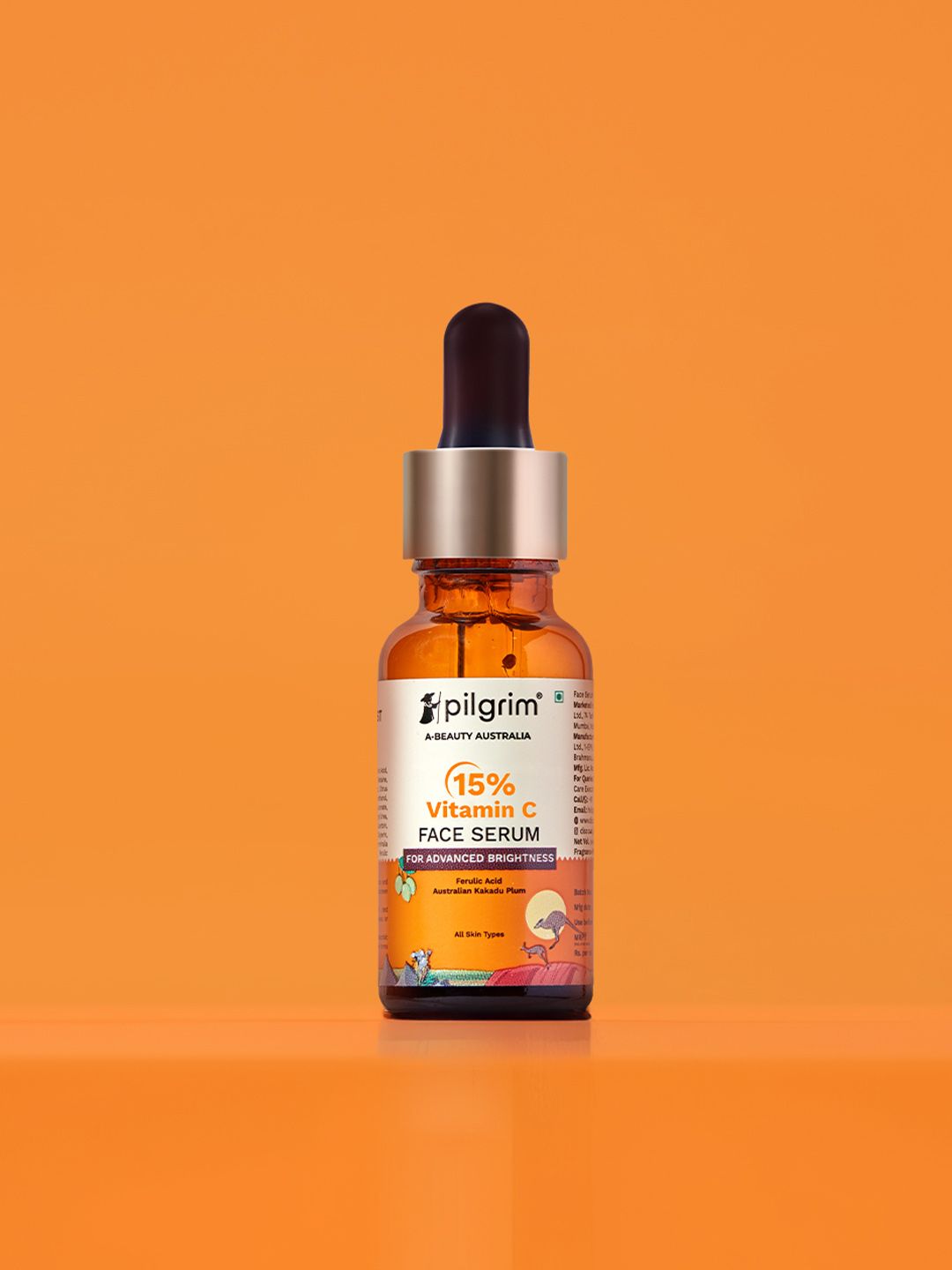 Pilgrim 15% Vitamin C Face Serum with Ferulic Acid & Kakadu Plum - 20 ml